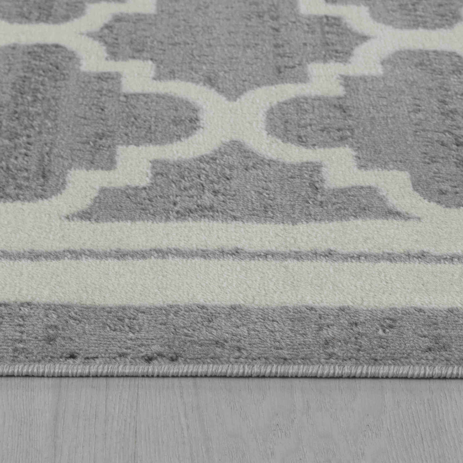 Rug Branch Kaya Traditional Trellis Grey/Beige Indoor Area Rug