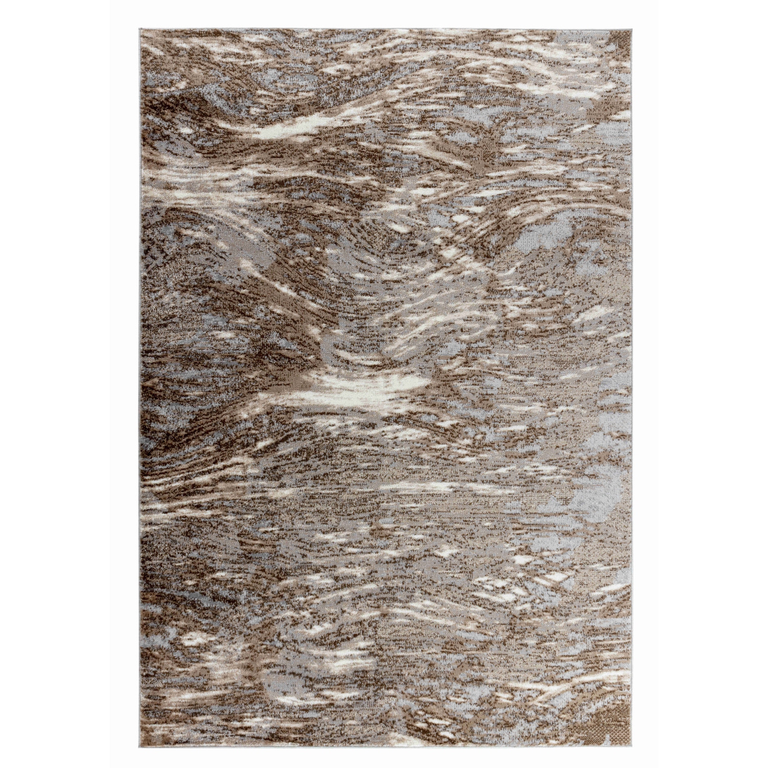 Rug Branch Aarav Contemporary Abstract Brown/Grey Indoor Area Rug