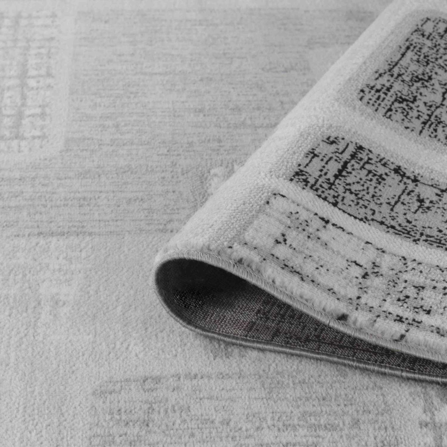 Rug Branch Nico Contemporary Geometric Grey/Black Indoor Area Rug