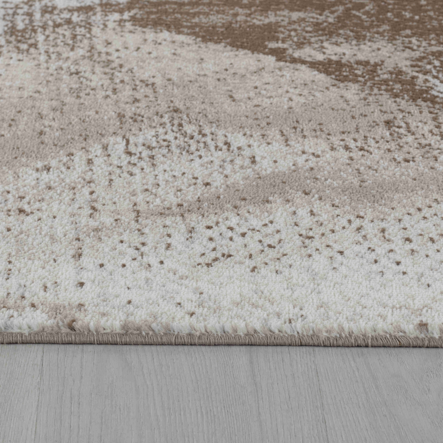 Rug Branch Marco Modern Abstract Brown/Beige Indoor Area Rug