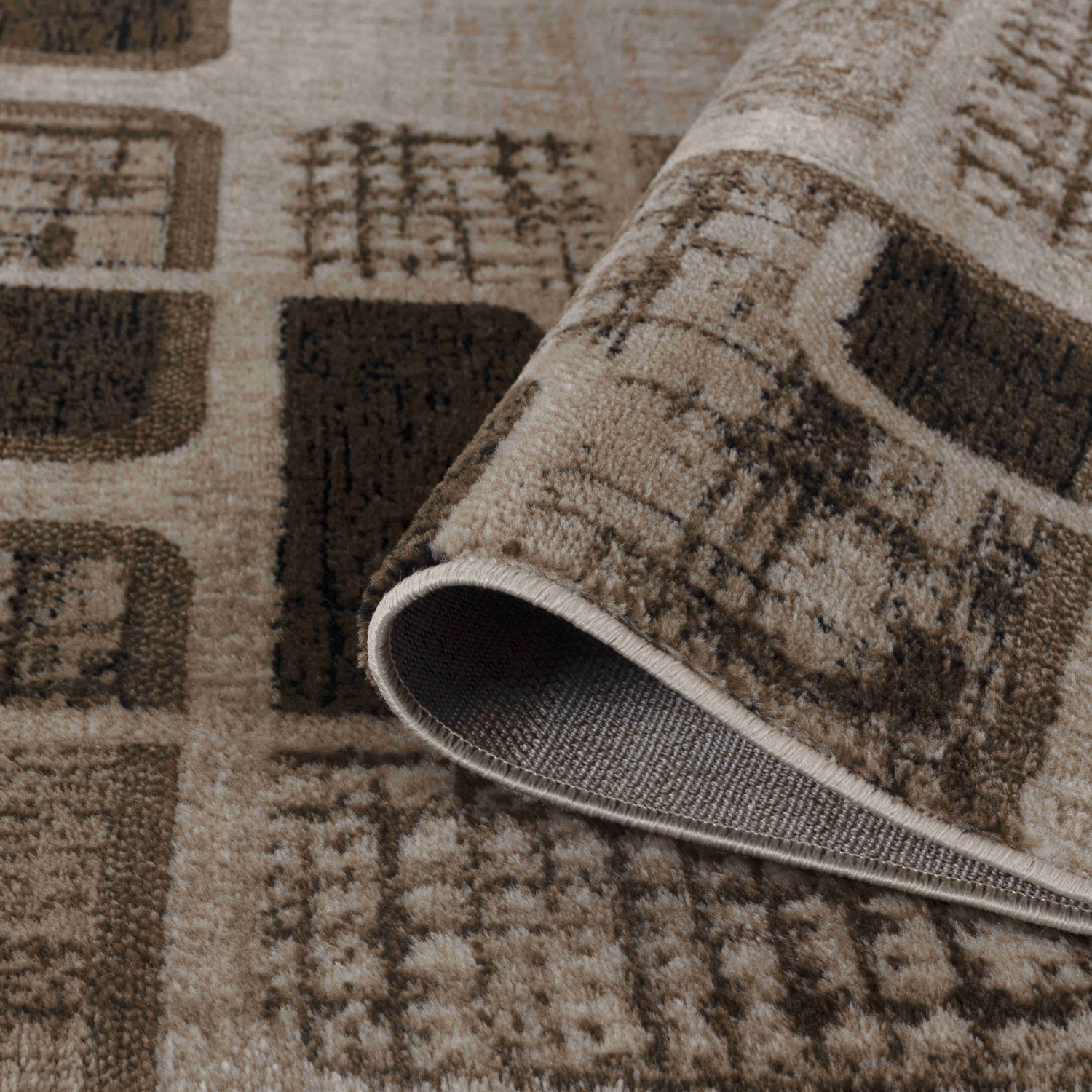 Rug Branch Nico Contemporary Geometric Grey/Black Indoor Area Rug