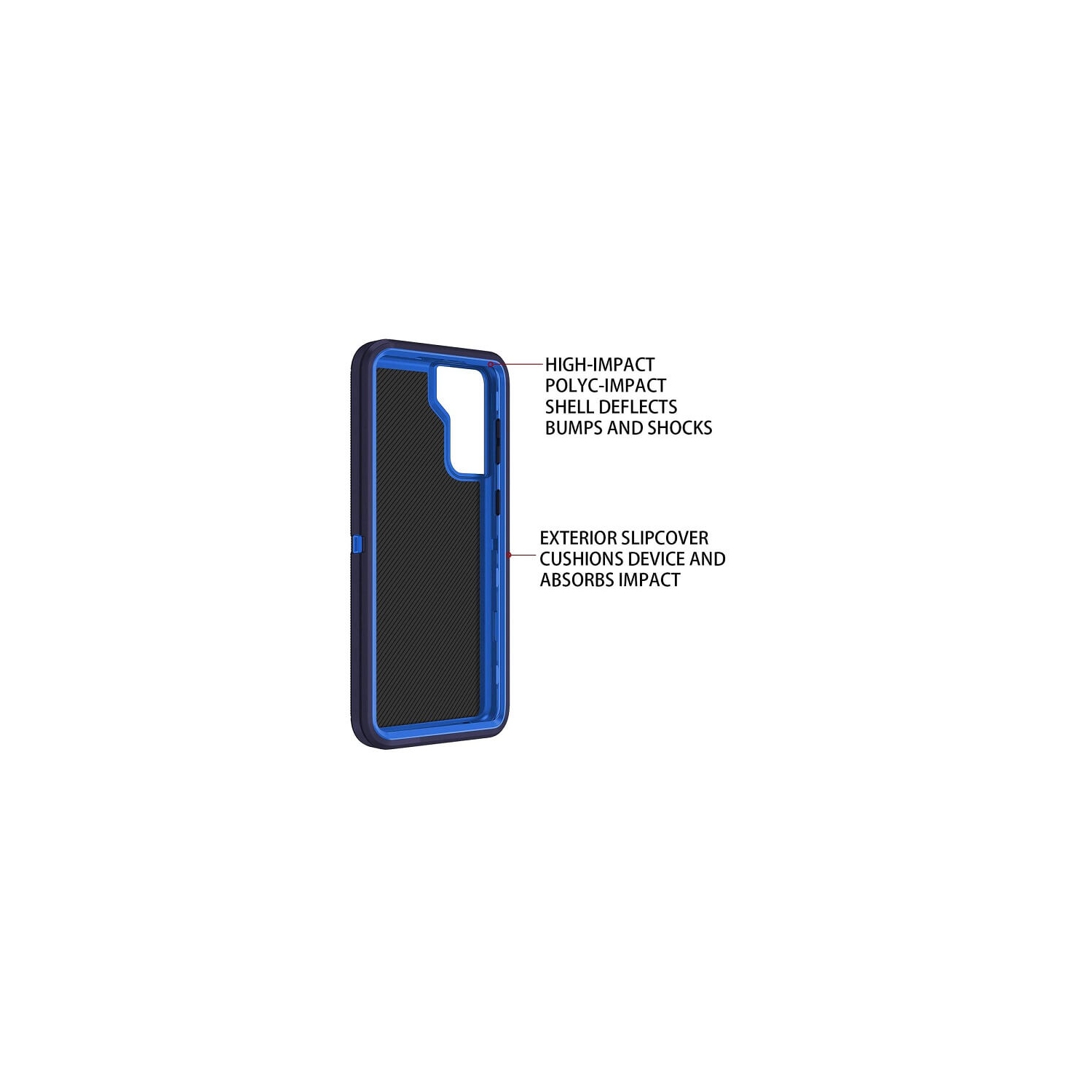 Samsung Galaxy S22 Plus 5G Case 3in1 Drop Resistant Defender Tradies Hybrid Armor Heavy Duty Rugged Shockproof Tough Galaxy S22+ Cover