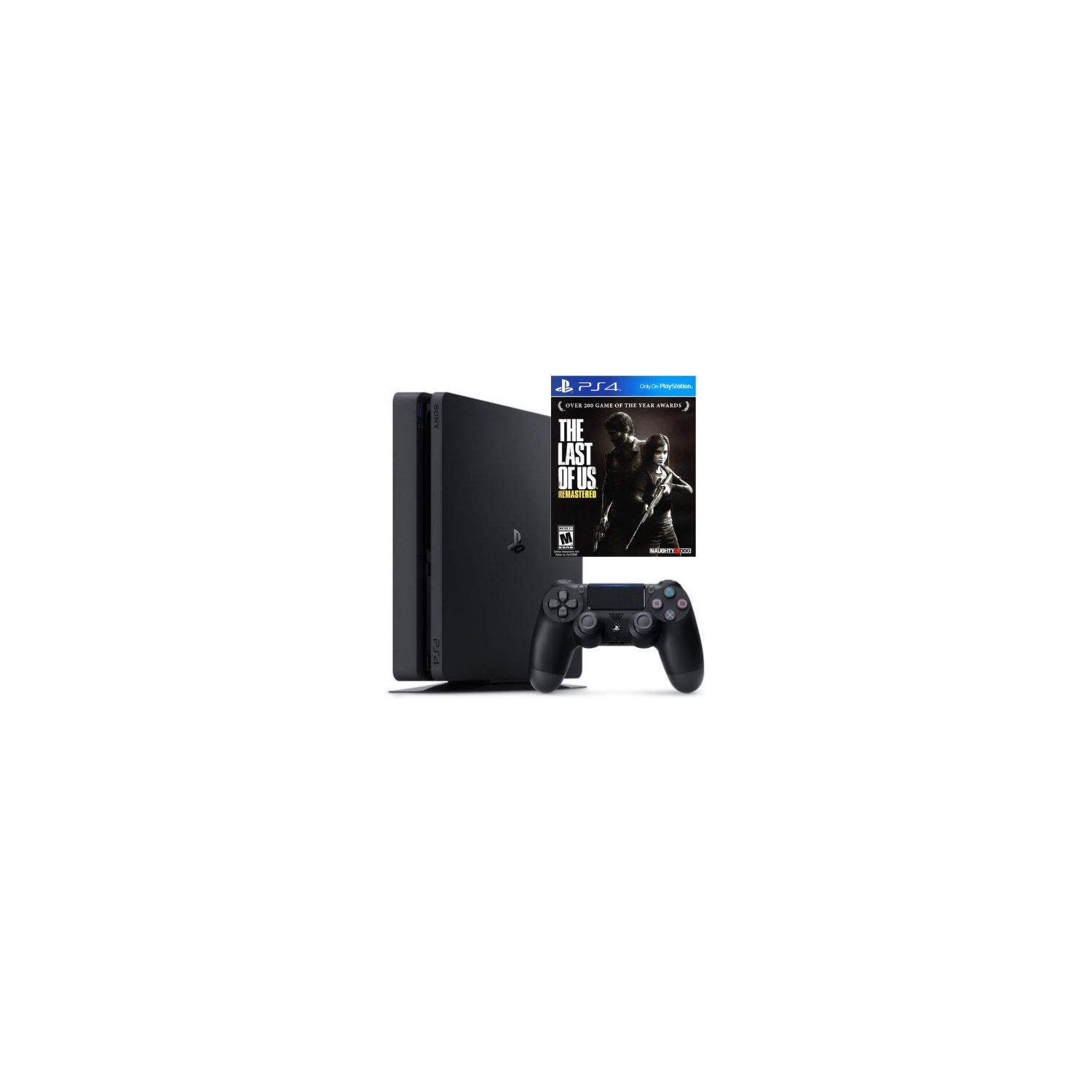 Refurbished (Good) - Sony PlayStation 4 Slim 1TB Console + THE LAST OF US GAME