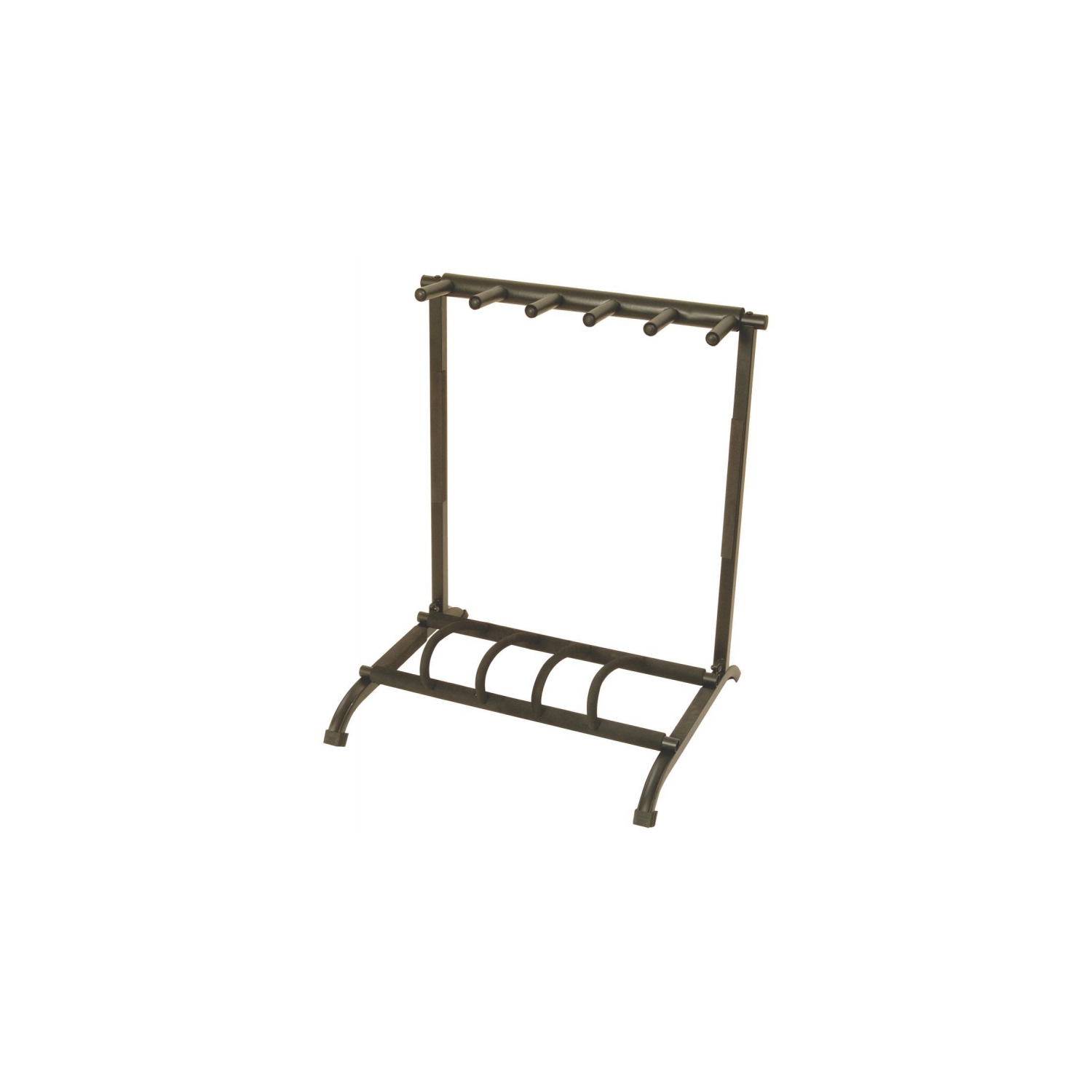 Rack multi-guitare pliable sur scène à 5 espaces