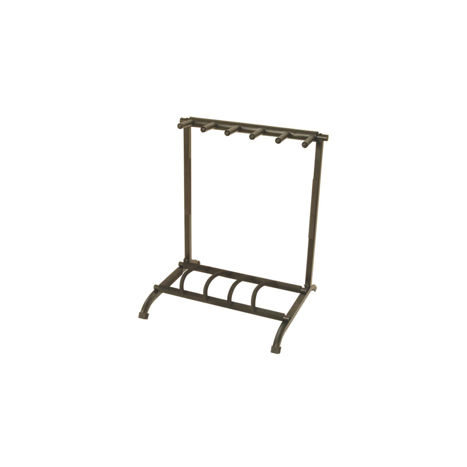 Rack multi-guitare pliable sur scène à 5 espaces