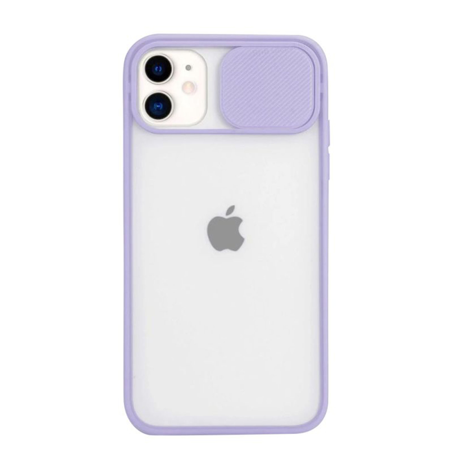 Apple iPhone 11 Purple Case Shockproof TPU Smart Camera Protector Slide Back Cover