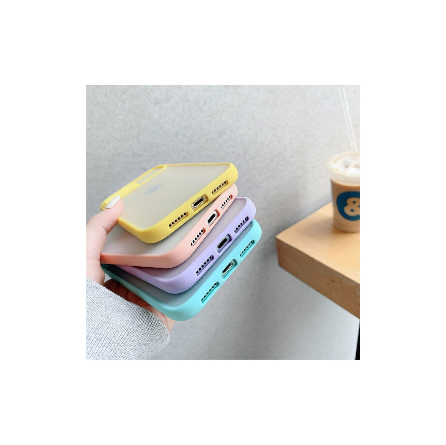 For Apple iPhone 11 Sky Blue Case Shockproof TPU Smart Camera Protector Slide Back Cover