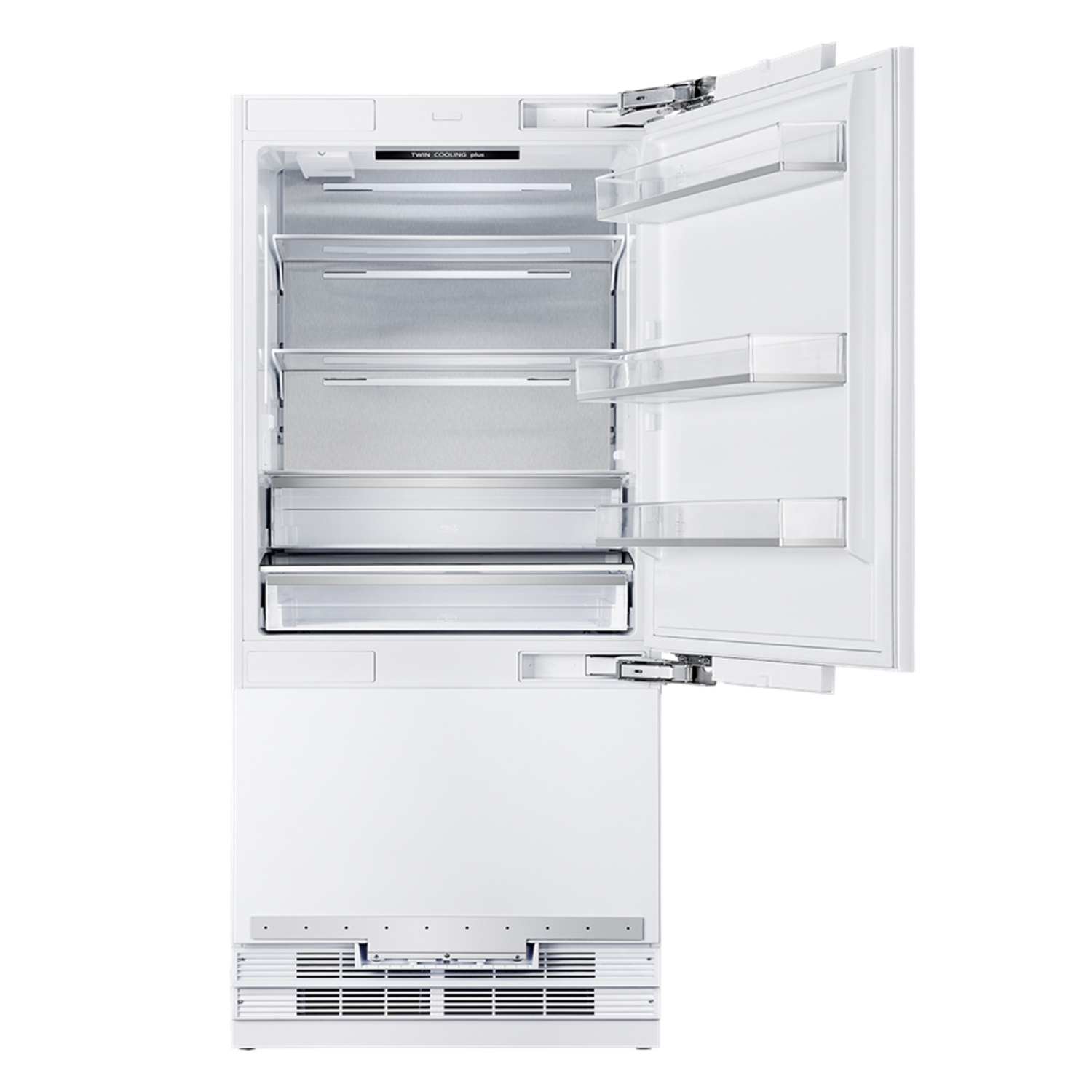 KUCHT 36 in. 19.8 cu ft. Built-In Bottom Freezer Refrigerator in Custom Panel Ready, Counter Depth