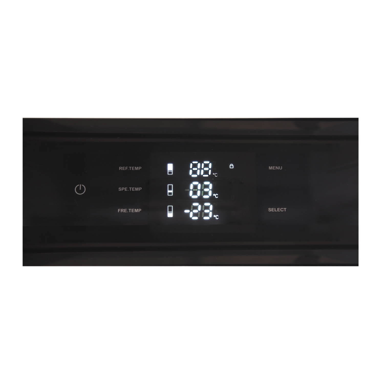 KUCHT Professional 36&nbsp;po 19,6 pi3 avec Réfrigérateur à deux portes encastrable, prêt pour panneau personnalisé, profondeur de comptoir