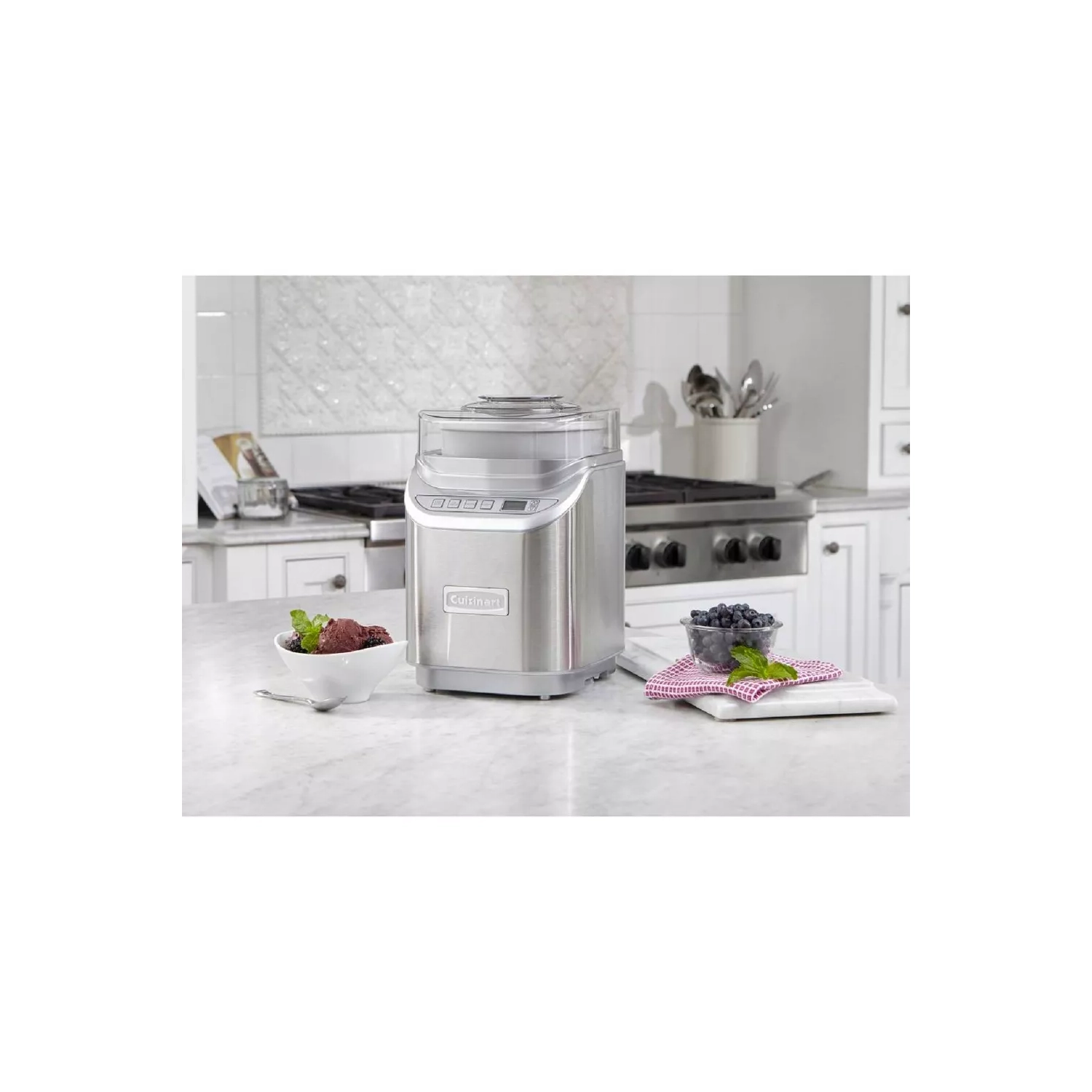 Cuisinart Cool Creations Electronic Ice Cream Maker - Brushed Metal- Ice-70p1