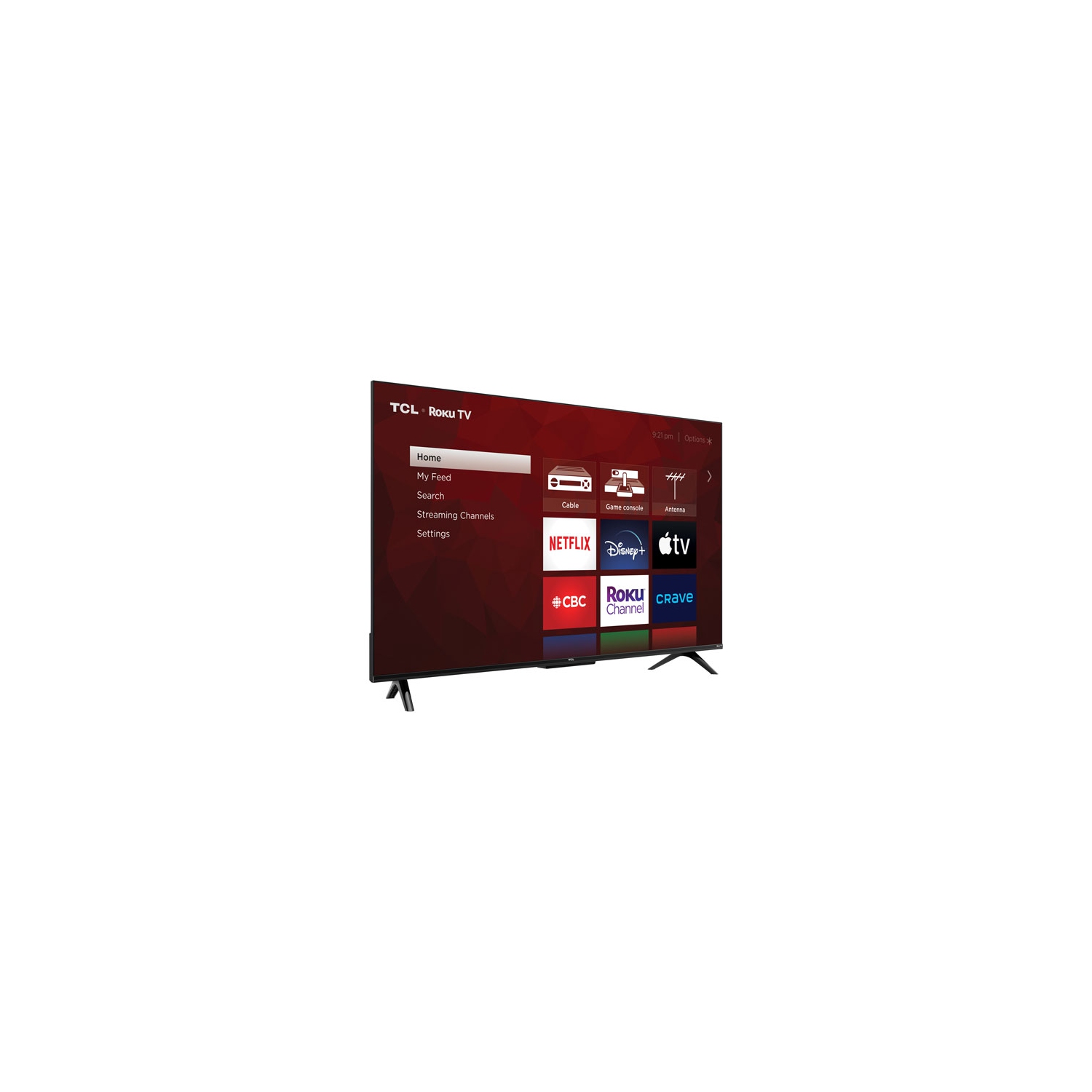 Refurbished (Good) - TCL 4-Series 43" 4K UHD LED Direct Lit Roku OS Smart TV (43S45-CA) - 2022