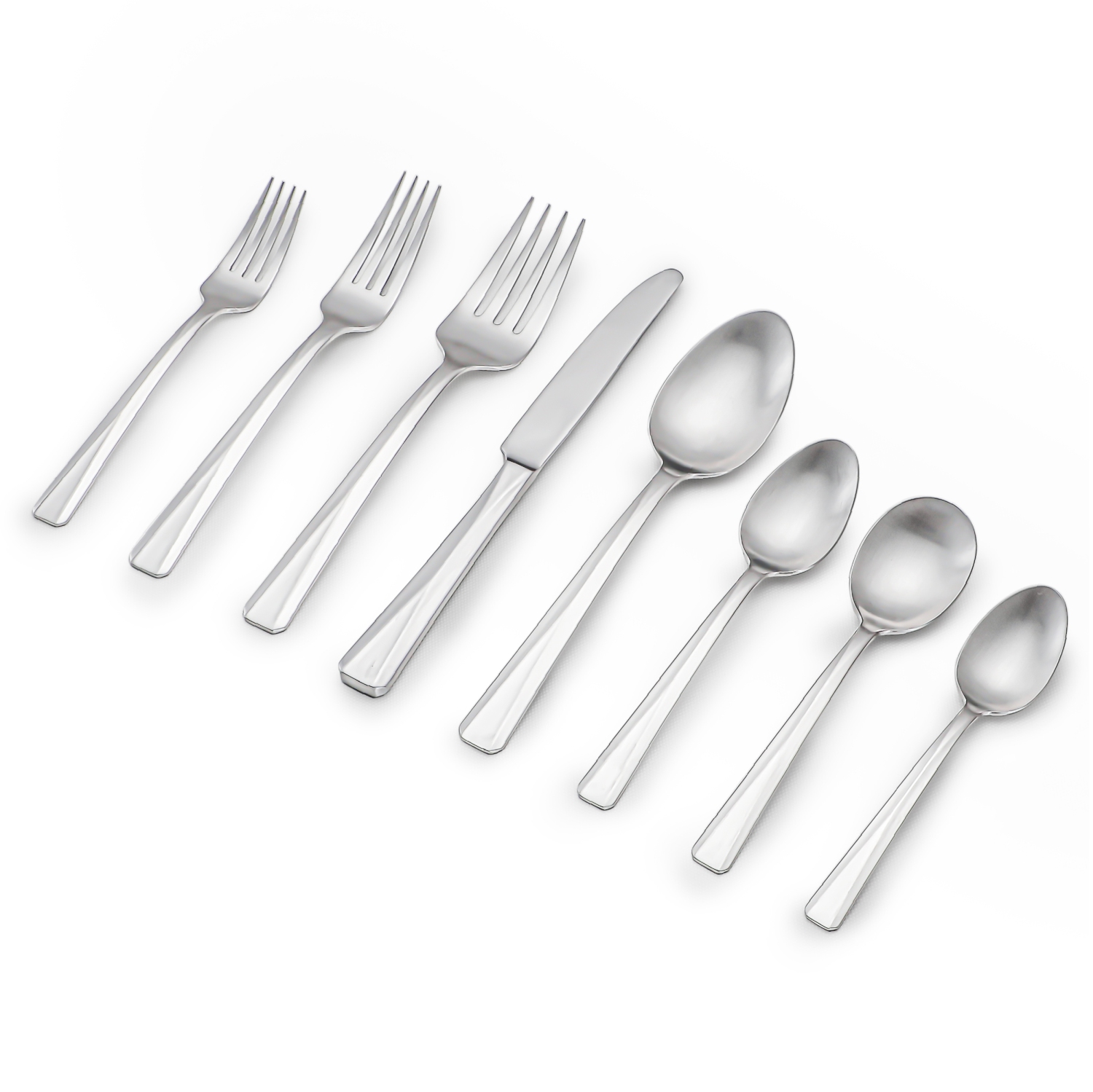 Ensemble de couverts de table inox 18% Canada 4 mm (12 couteaux,  fourchettes, cuillères et