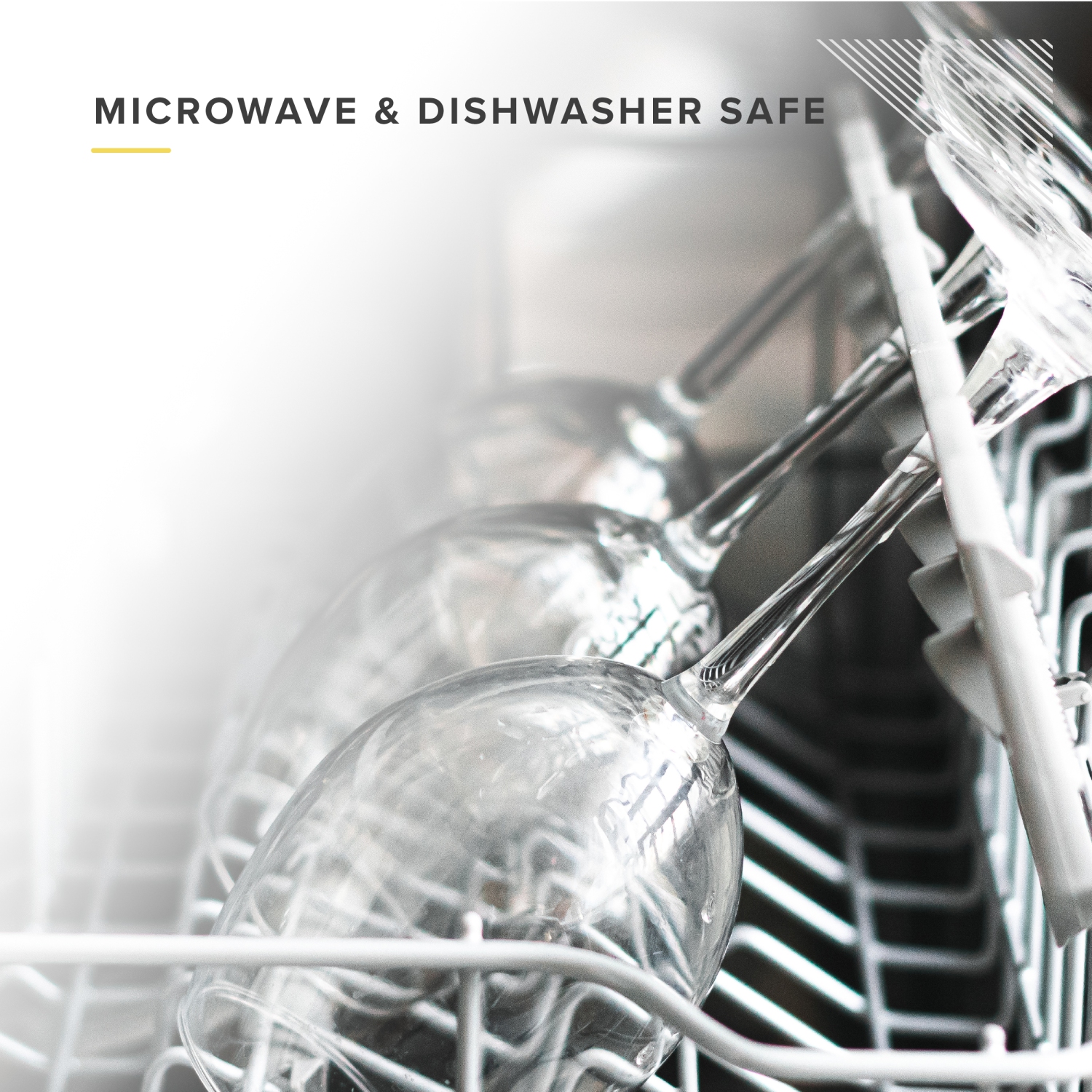 TABLE 12 14.5-Ounce White Wine Glasses, Set of 6, Lead-Free Crystal, Break Resistant