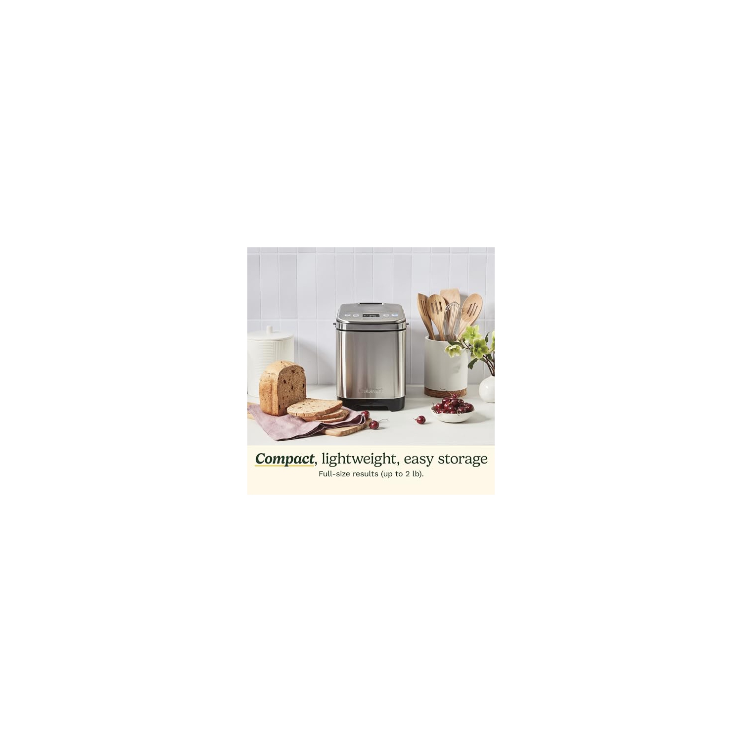 Cuisinart Compact 2lb Bread Maker - Stainless Steel - Cbk-110p1