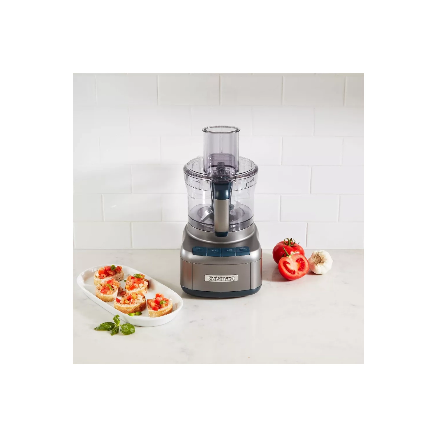 Cuisinart Elemental 8 Cup Food Processor - Gunmetal - Fp-8gmp1