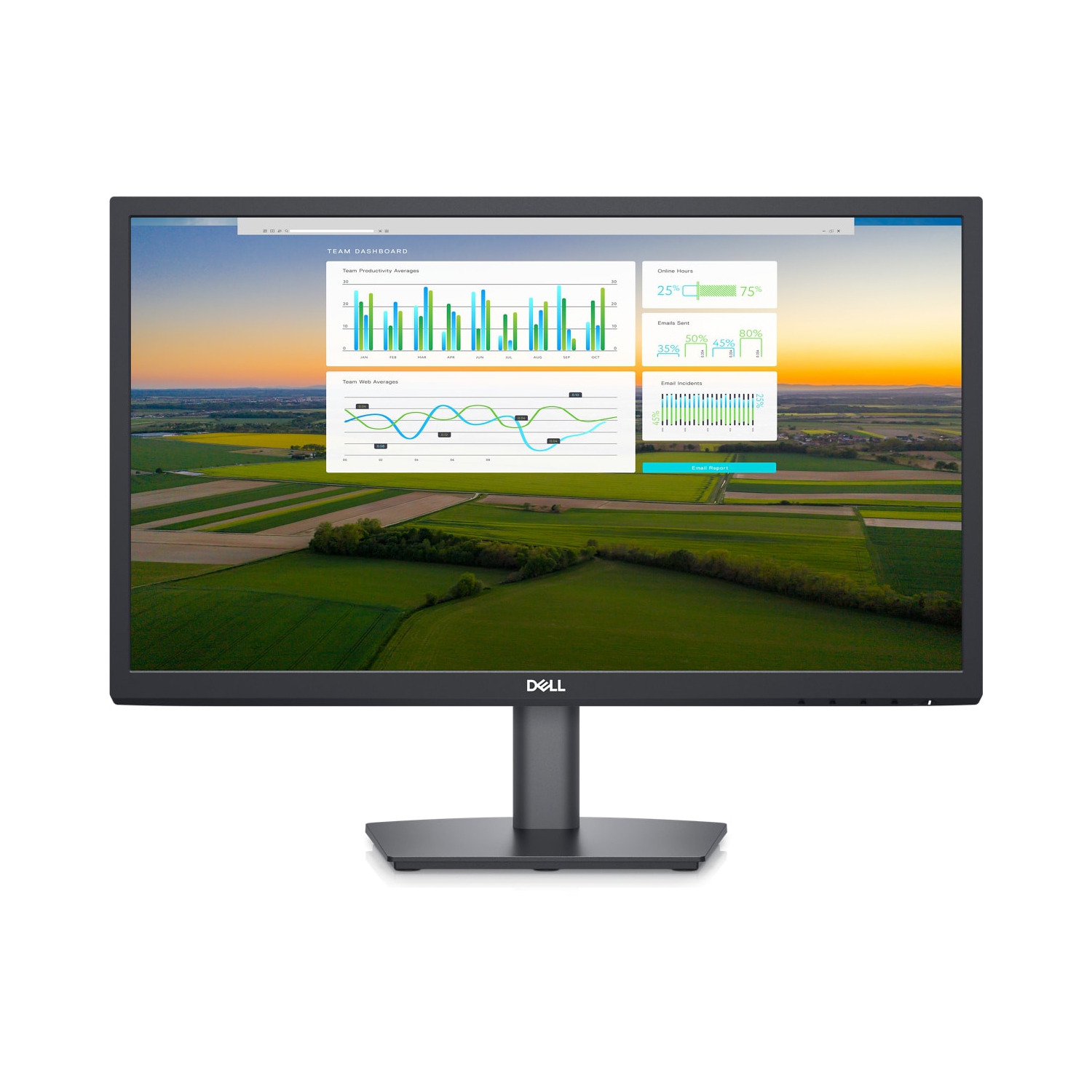 DELL 21.4" FHD 60Hz 10ms, 5ms GTG VA LCD Monitor -