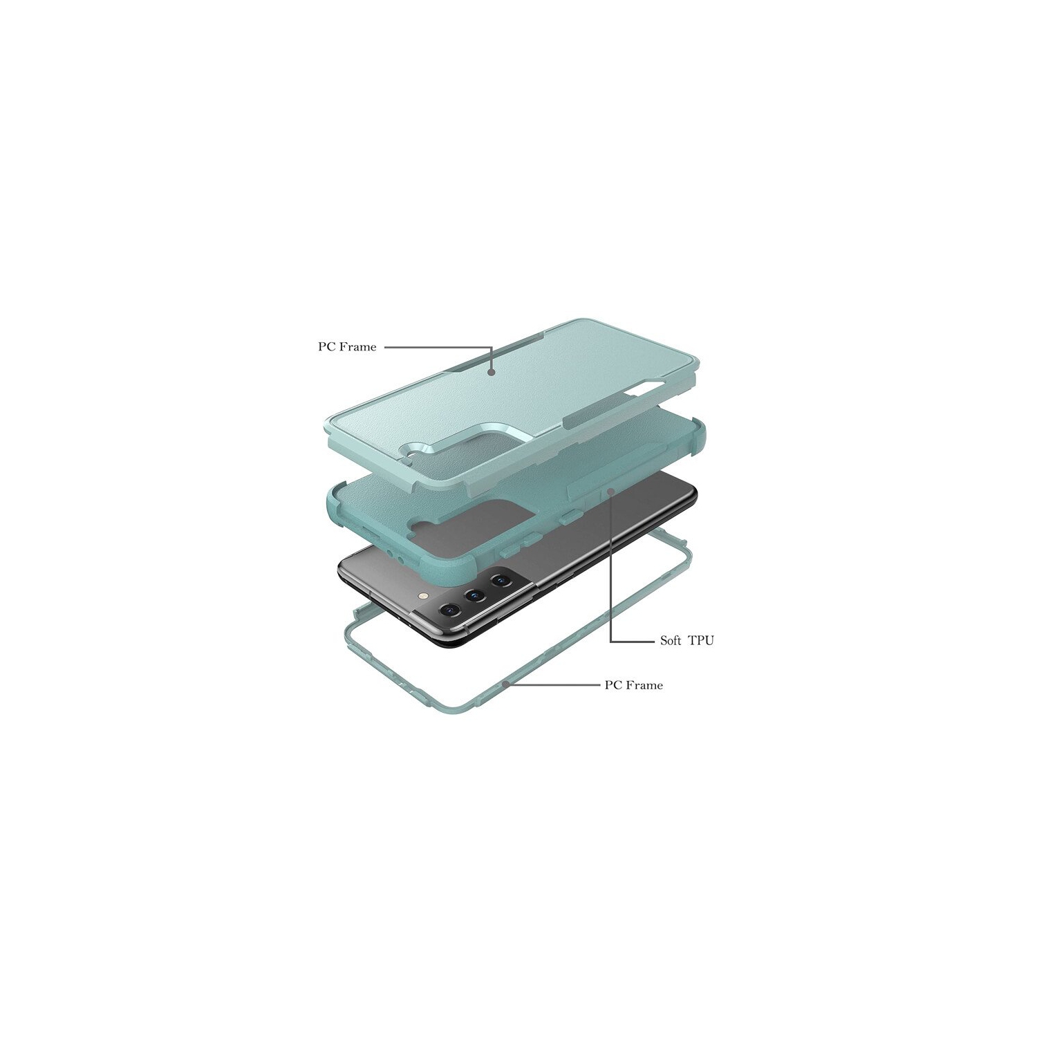 SuperShield Samsung Galaxy S22 Ultra 5G Case 3in1 Drop Resistant Adventure Tradies Hybrid Armor Heavy Duty Rugged Shockproof Tough Cover