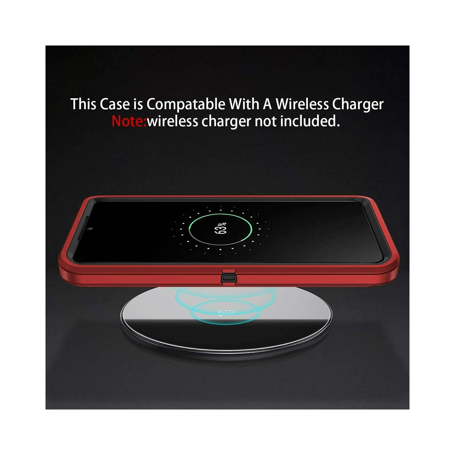 Samsung Galaxy S22 Ultra 5G Case 3in1 Drop Resistant Defender Tradies Hybrid Armor Heavy Duty Rugged Shockproof ToughCover