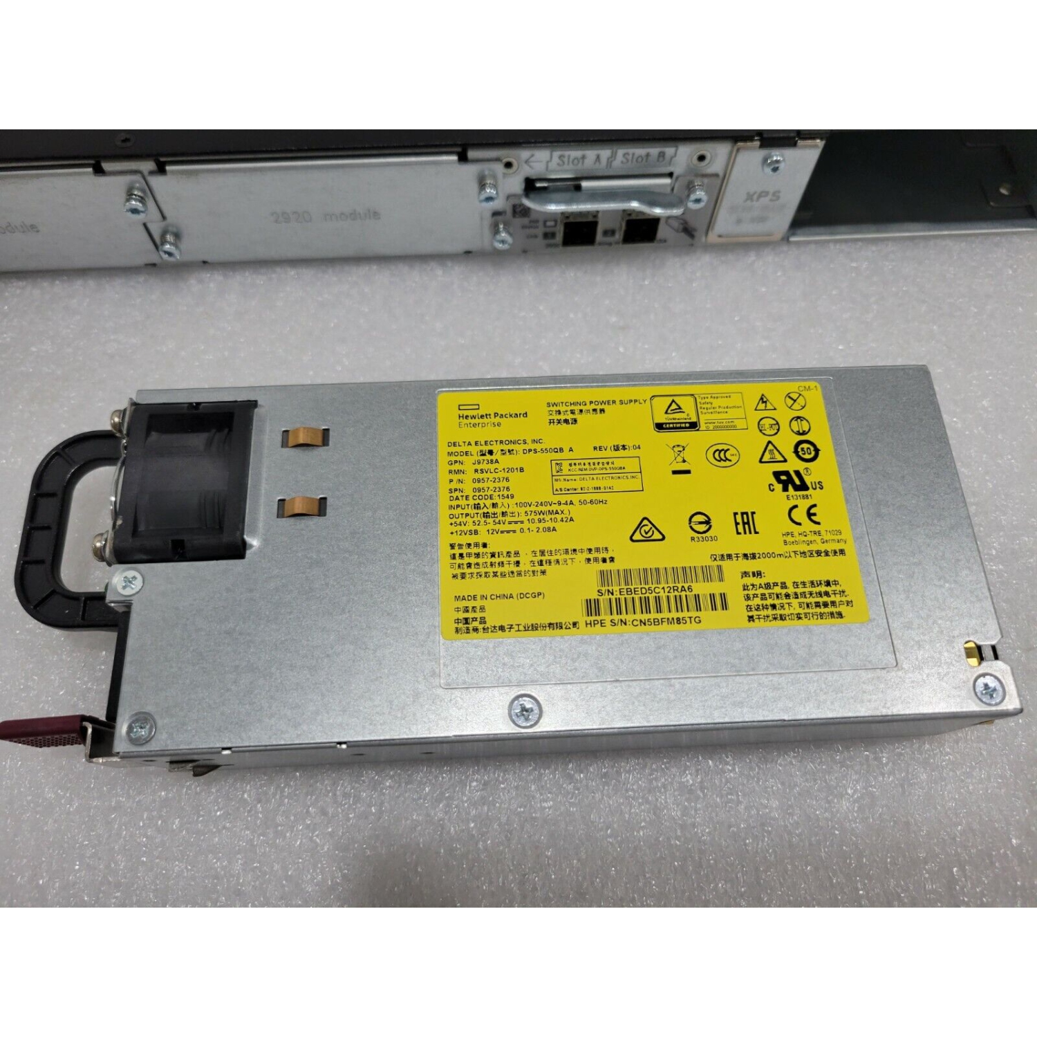 Remis à neuf. Adaptateur CA Smart Pin 677764-002 677764-003 pour portable 19,5&nbsp;V 10.3A de HP 200&nbsp;W