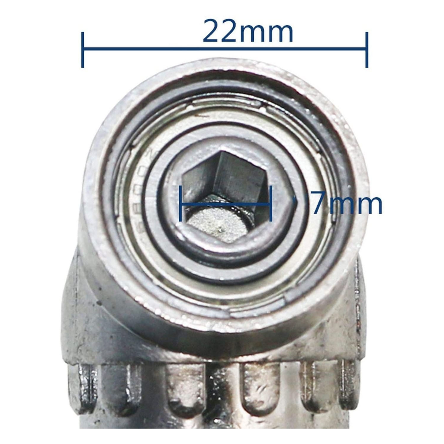 1pcs 1/4''105 Degree Driver Socket Adapter Right Angle For Power Tool Drill Bits