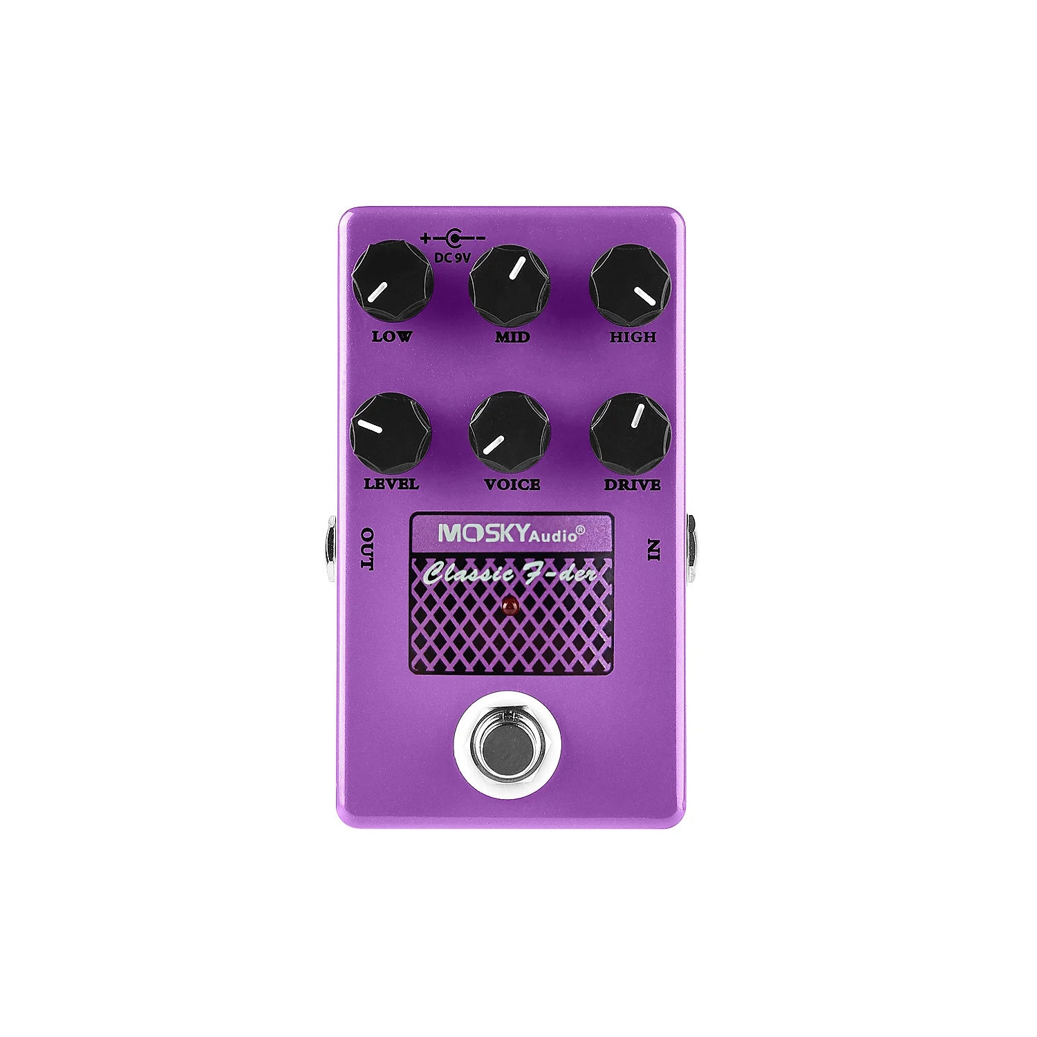 Mosky Audio CLASSIC F-DER Speaker Simulator Drive Voice Level Guitar Effect Pedal