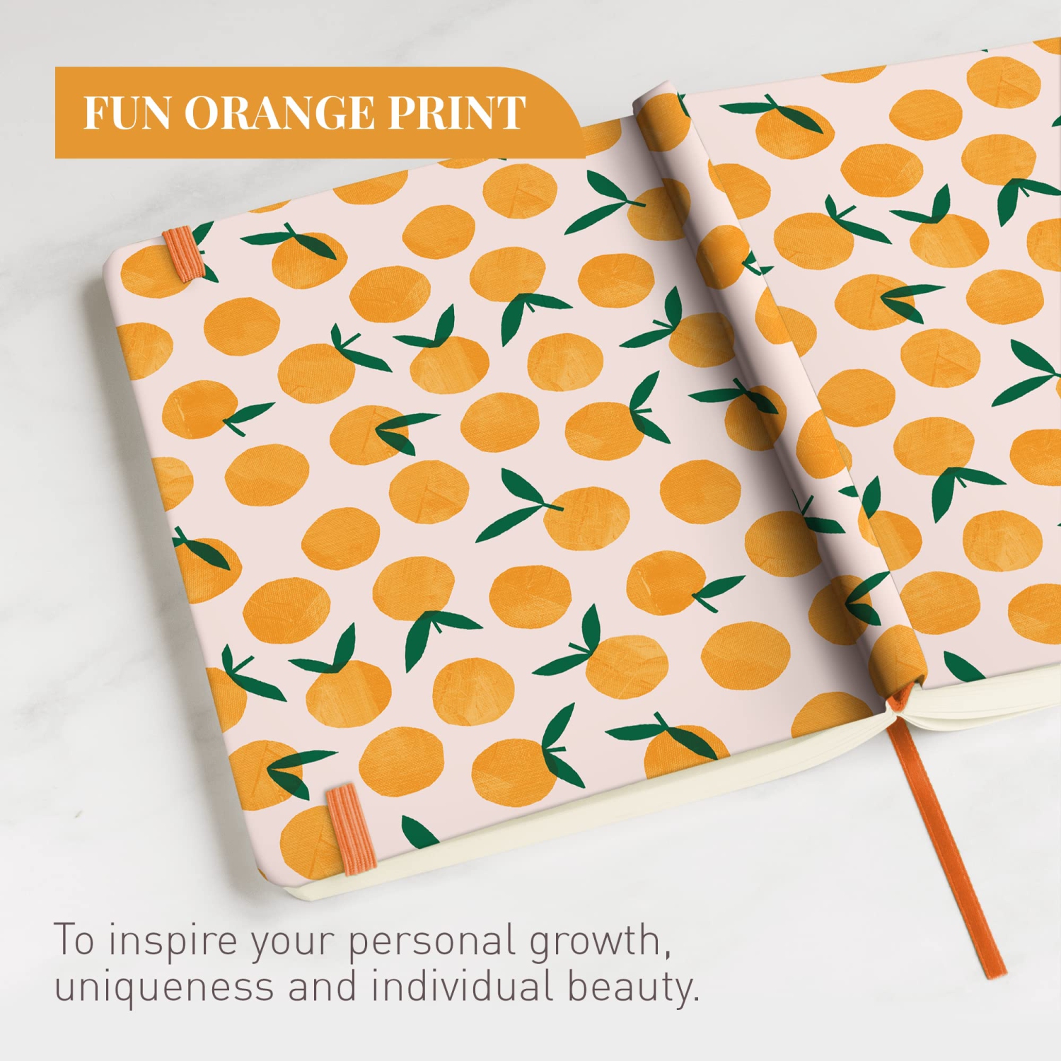 Rileys & Co Notebook Journal for Work and School - Dotted Journal 8 x 6 Inches - Compact Notebook for Women - 240 Pages - Lined Notebook - Hardcover