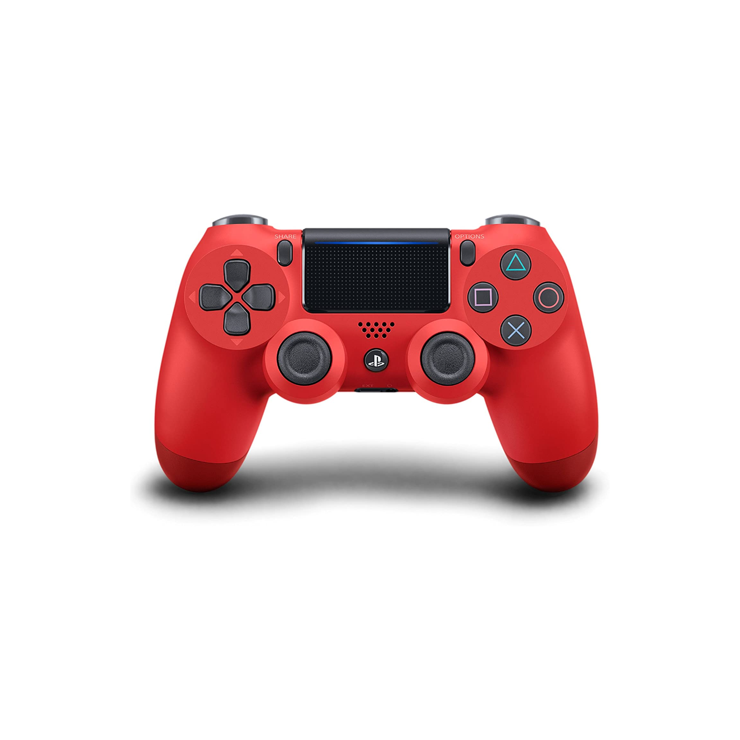 Open Box Sony DualShock PS4 Wireless Controller Joystick for PS4 with Charging Cable (Magma Red)