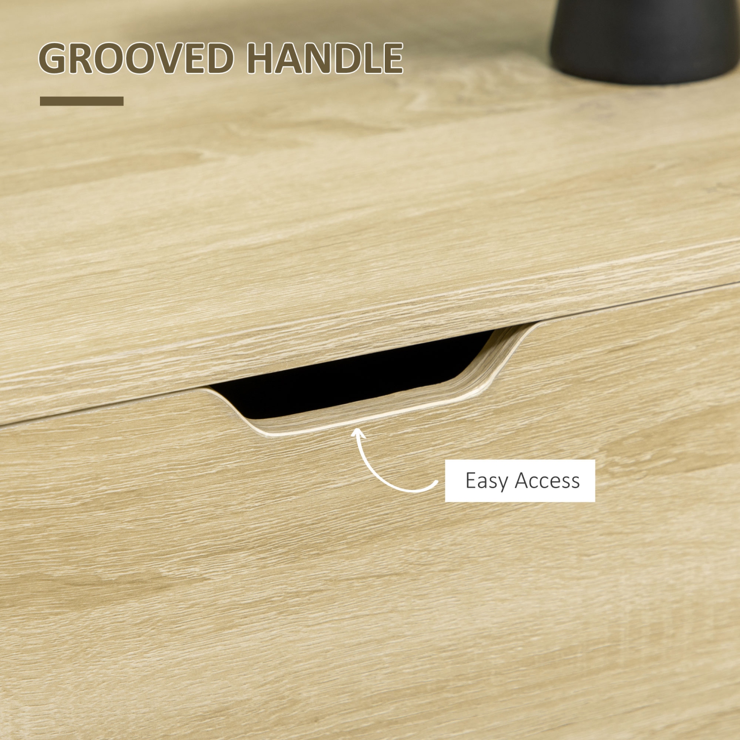 HOMCOM Storage Bench, Lift Top Storage Chest, Shoe Bench with Safety Hinges and Steel Legs, Storage Trunk for Bedroom, Entryway, 35.4x17.7x17.7