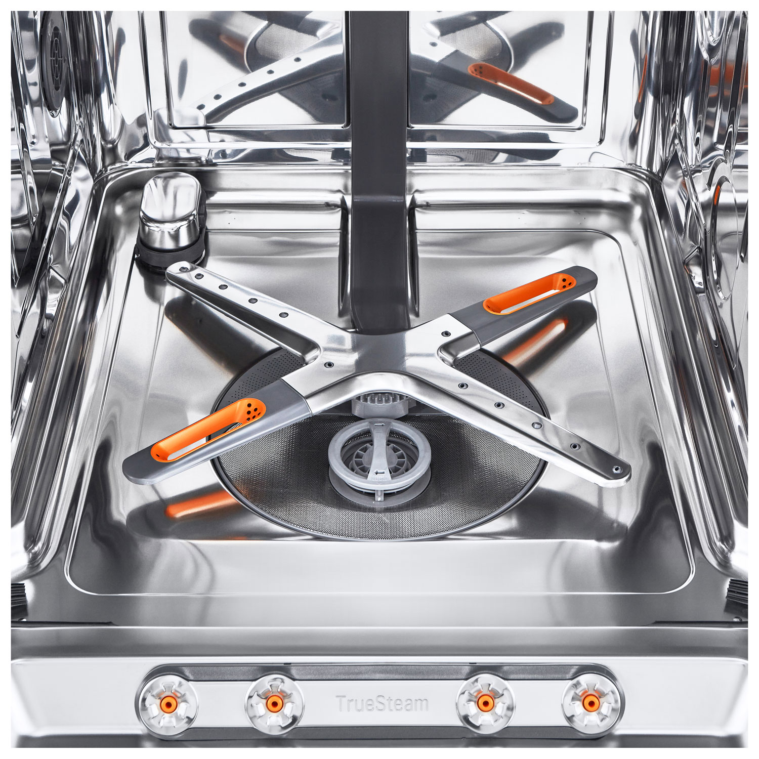 Lave-vaisselle encastrable 24 po 42 dB avec cuve en inox et 3e panier de LG - Acier inoxydable noir