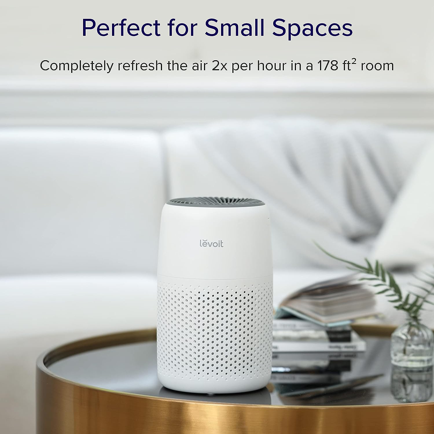 LEVOIT Air Purifiers for Bedroom Home, HEPA Filter Cleaner with Fragrance Sponge for Better Sleep, Filters Smoke, Allergies, Pet Dander, Odor, Dust,