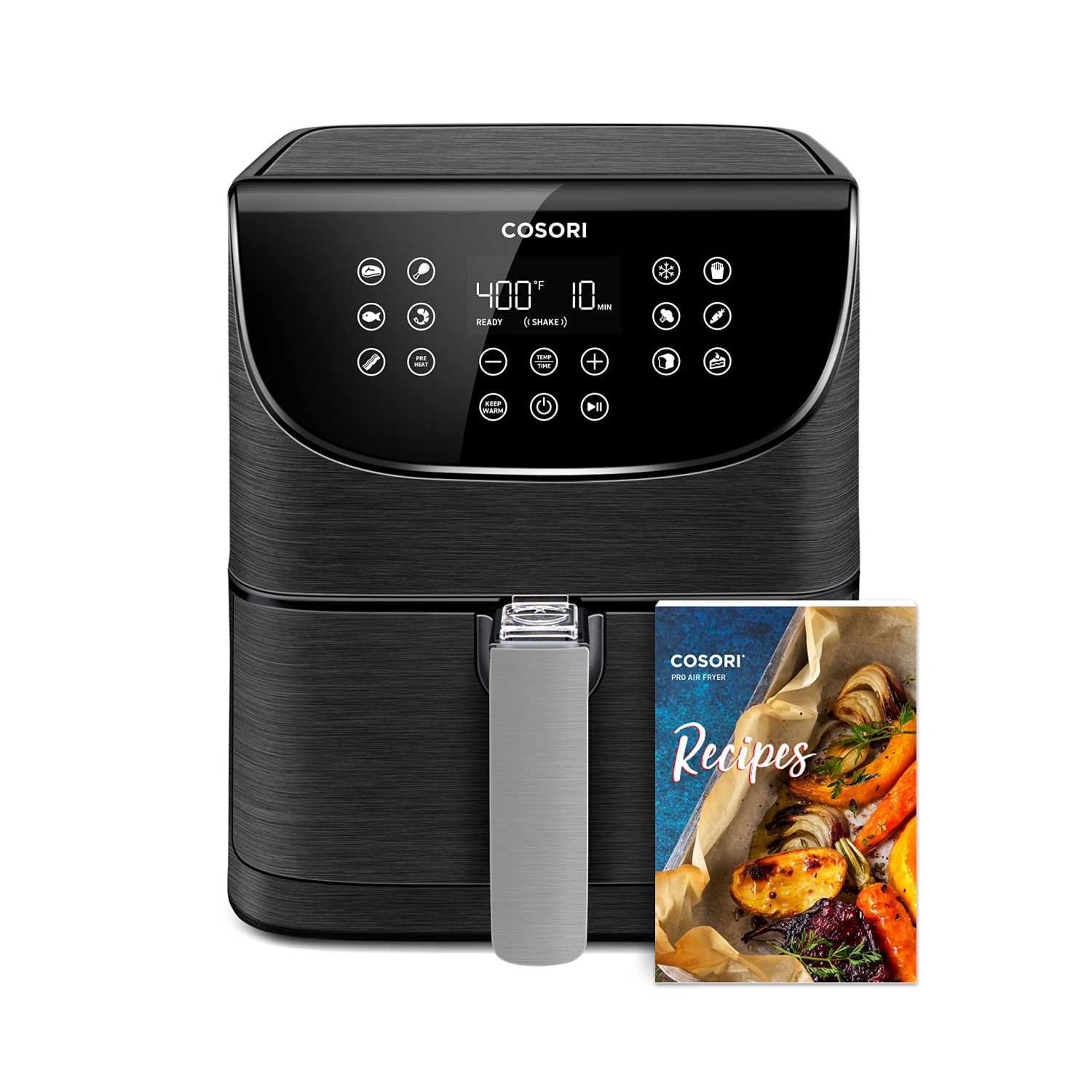 COSORI Pro Gen 2 Air Fryer 5.8QT, 13 Functions, 1200 Recipes, Dishwasher-Safe Basket, Black