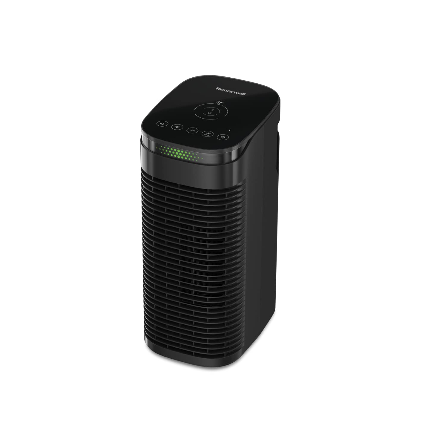 Honeywell InSight HEPA Air Purifier with Air Quality Indicator and Auto Mode, Allergen Reducer for Medium Rooms, Black - Wildfire/Smoke, Pollen, Pet