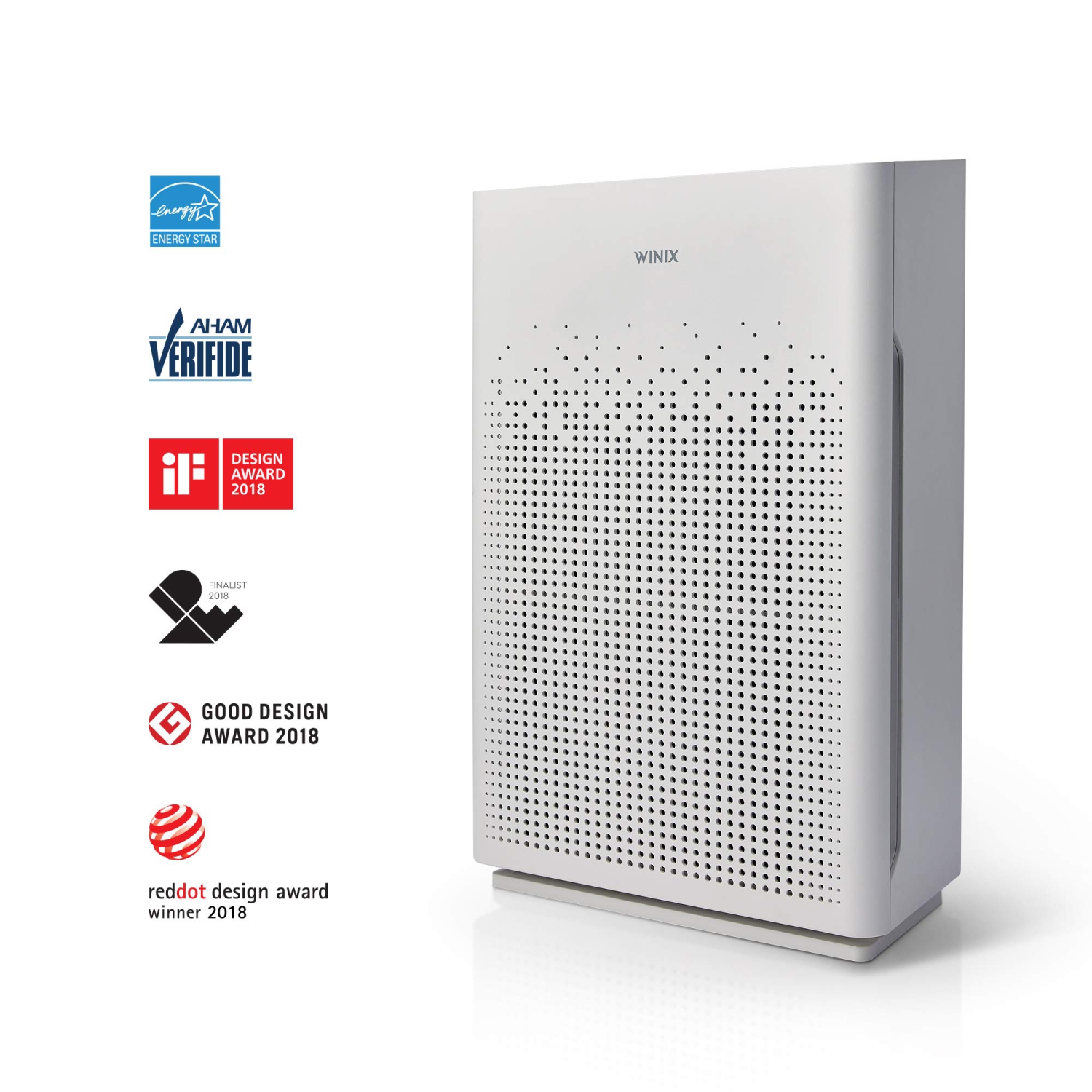 WINIX AM90 Air Purifier for Home Large Room Up to 1740 Ft² in 1 Hr With Air Quality Monitor, True HEPA, Carbon Filter and Auto Mode, Captures Pet