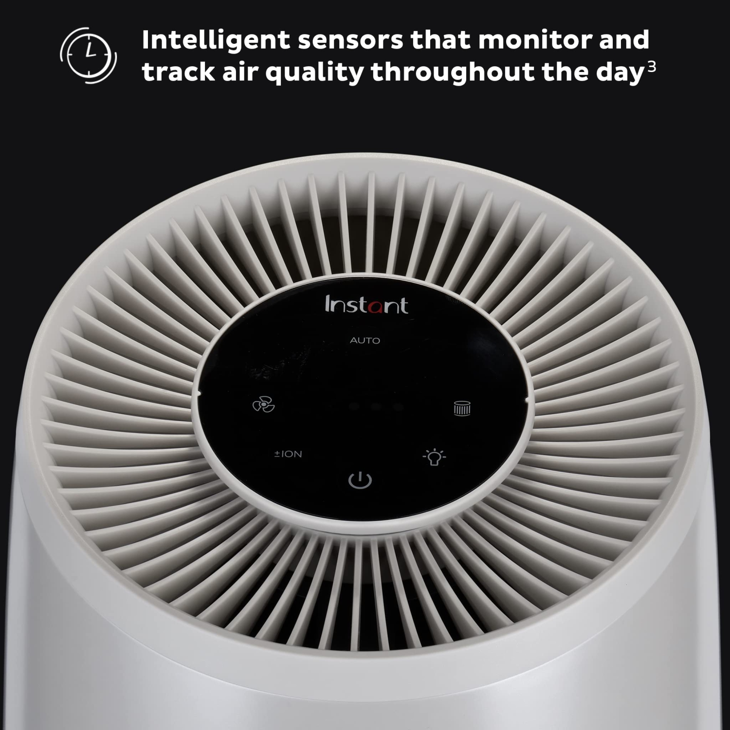 Instant HEPA Quiet Air Purifier From the Makers of Instant Pot with Plasma Ion Technology for Rooms up to 1140ft2, removes 99% of Dust, Smoke, Odors,