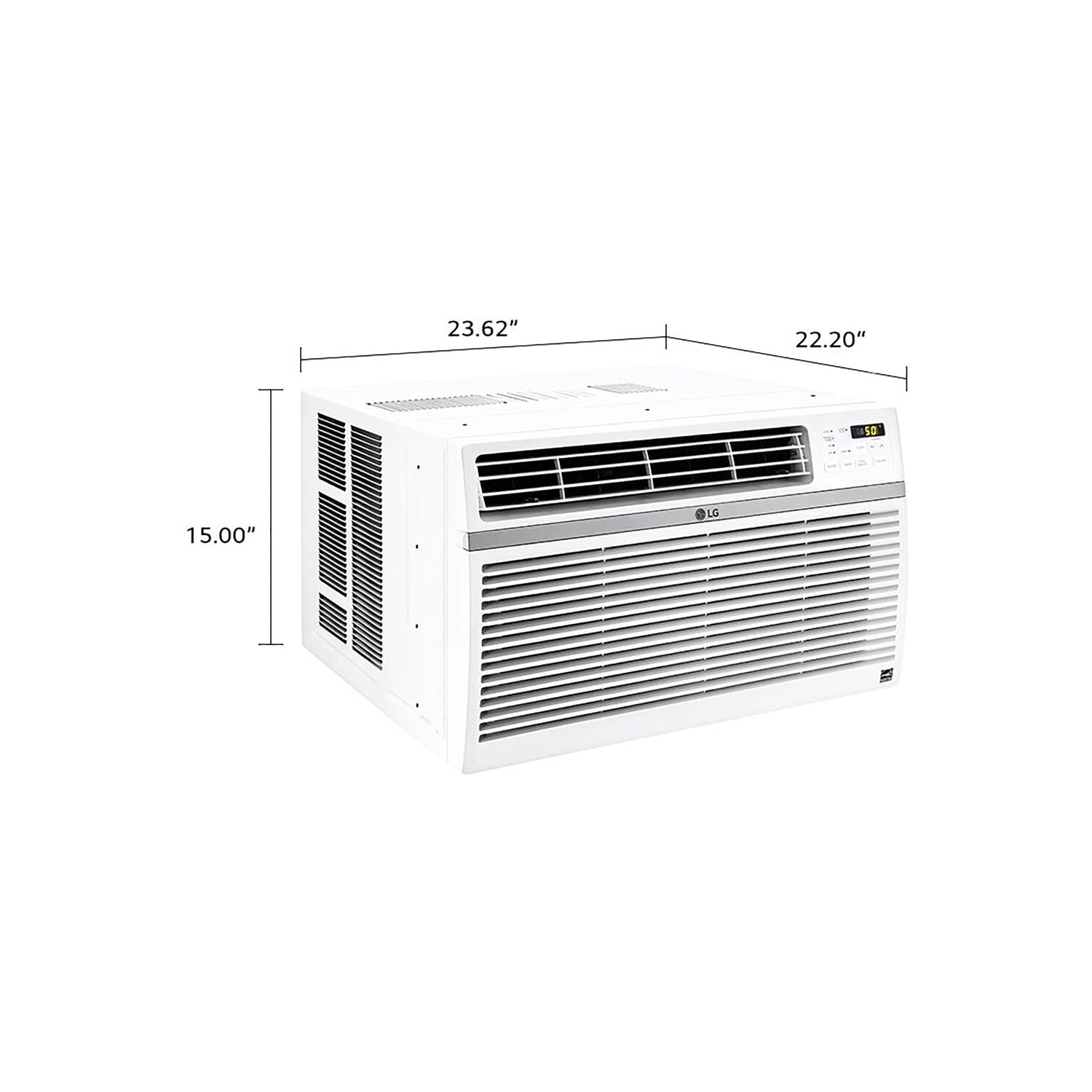 LG 10 000 BTU, refroidit 450 pieds carrés., silencieux, avec télécommande, 3 vitesses de refroidissement et de ventilation,redémarrage