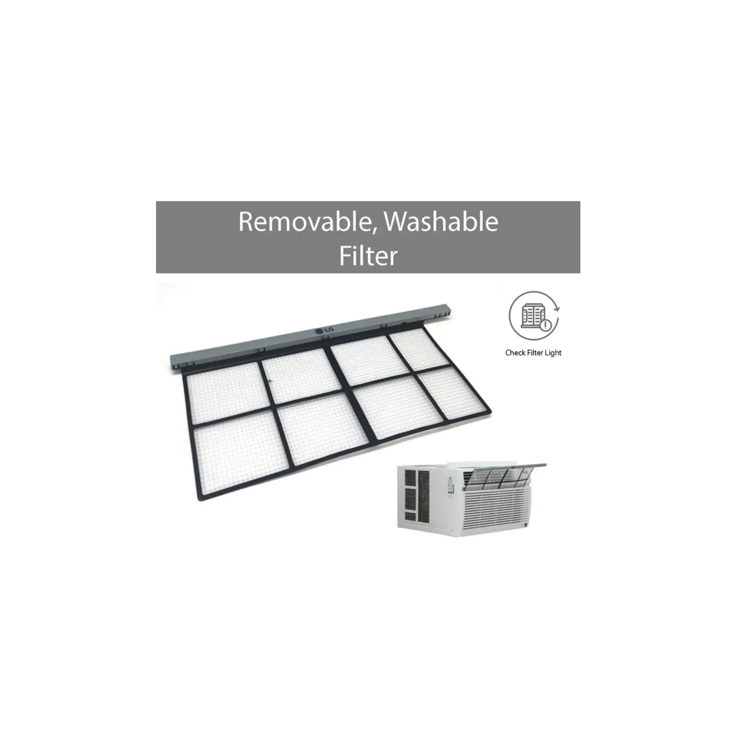 LG 10 000 BTU, refroidit 450 pieds carrés., silencieux, avec télécommande, 3 vitesses de refroidissement et de ventilation,redémarrage