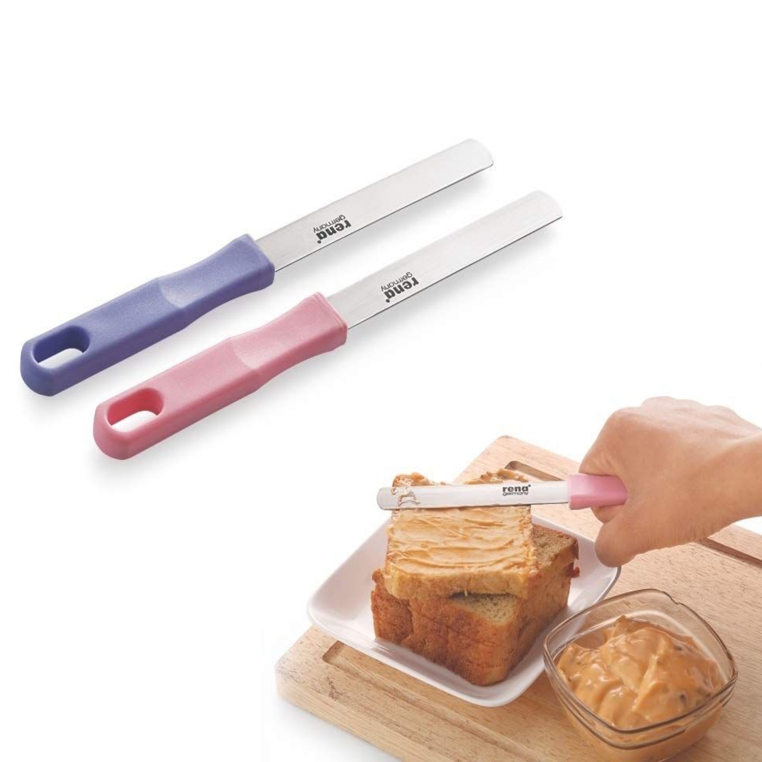 Cheese Spreader Cheese Butter Knife Multipurpose Cheese Butter Spreader Knives for Kitchen Use(Pack Of 2)