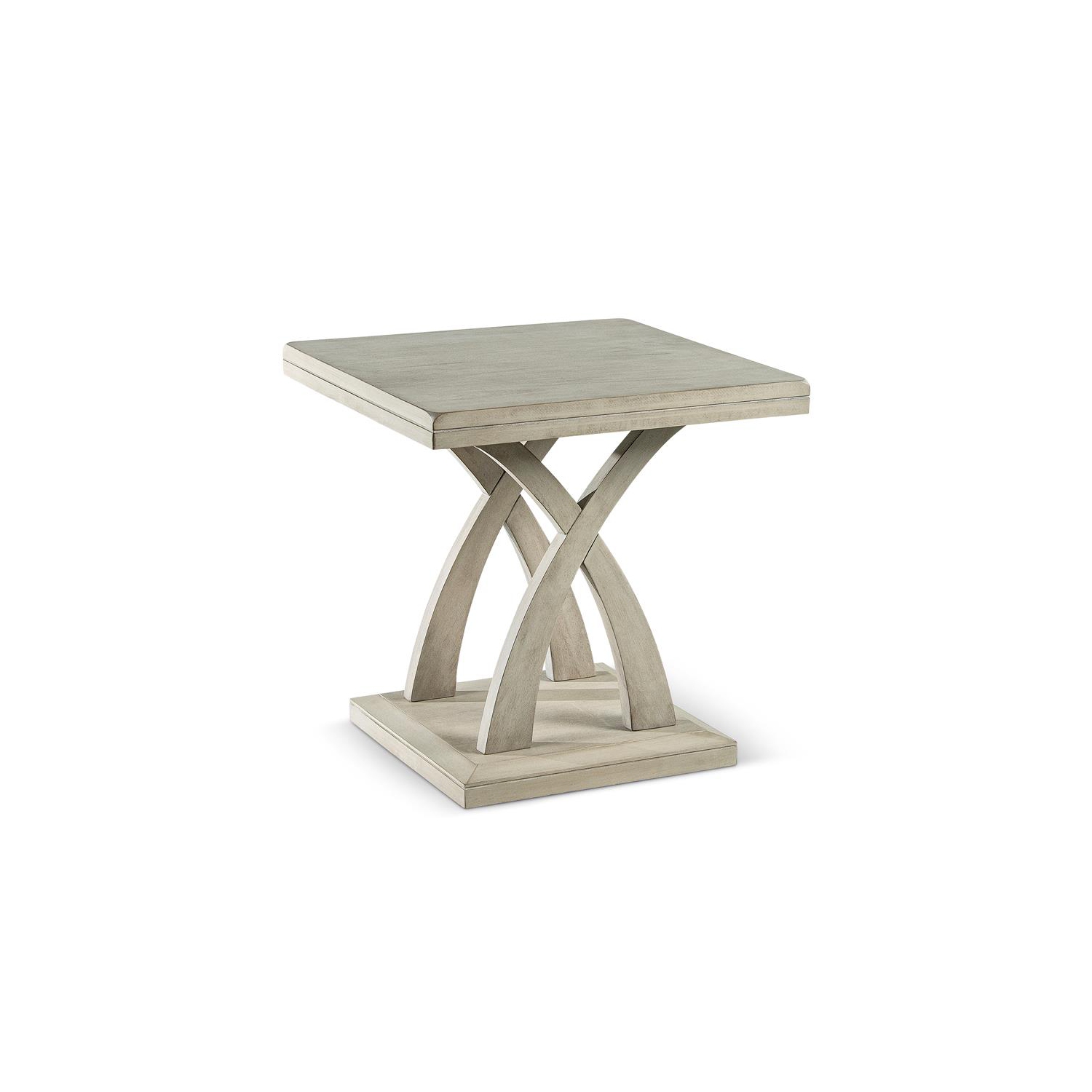 Steve Silver Jocelyn Gray Wood End Table