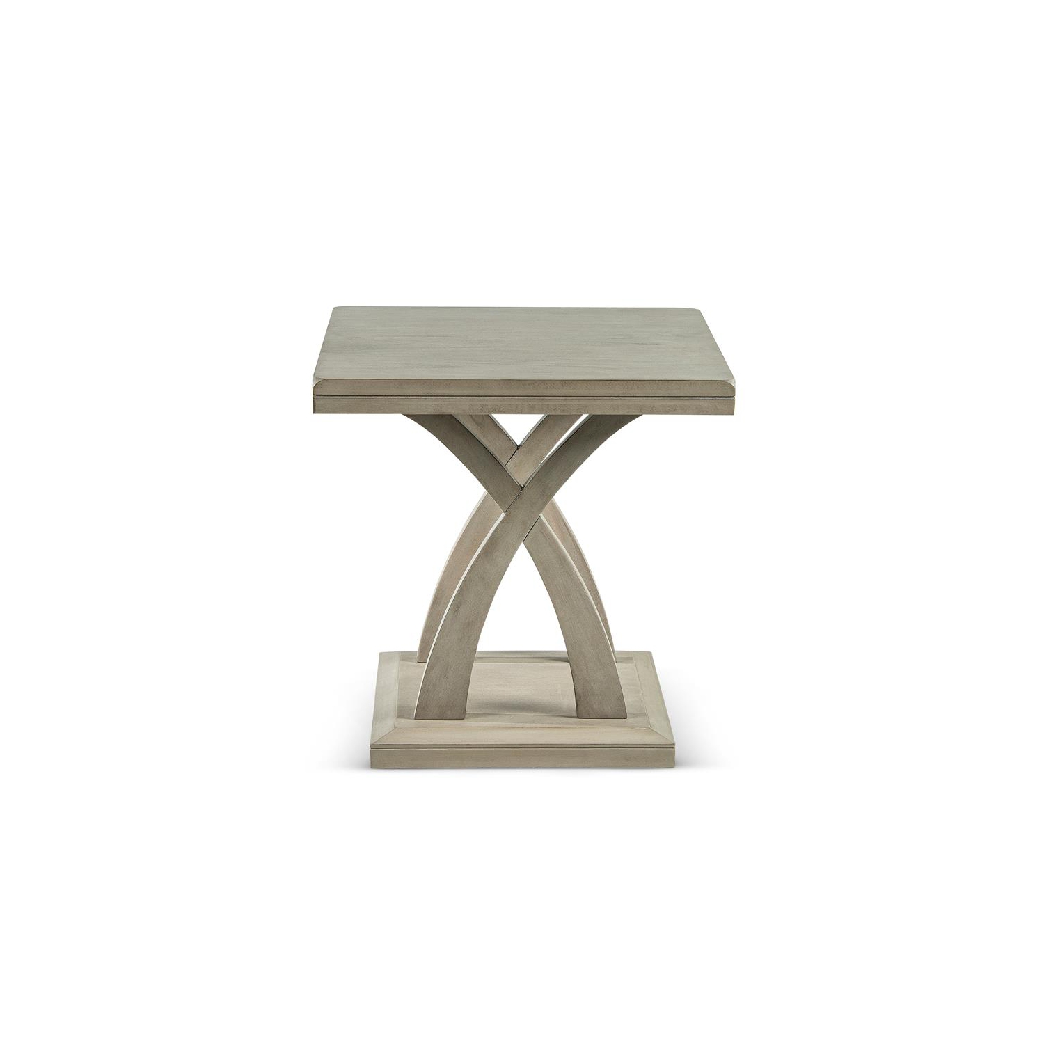 Steve Silver Jocelyn Gray Wood End Table