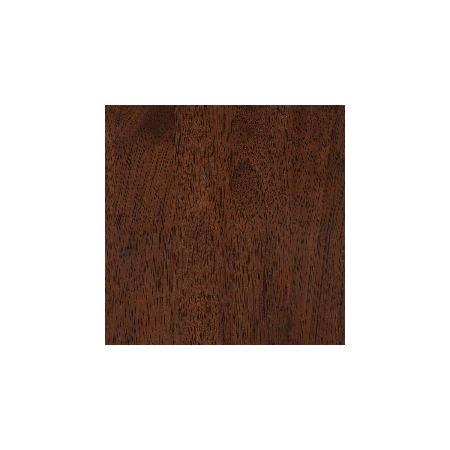 Coventry Chairside End Table with Shelves in Espresso Wood Finish with "X" Sides