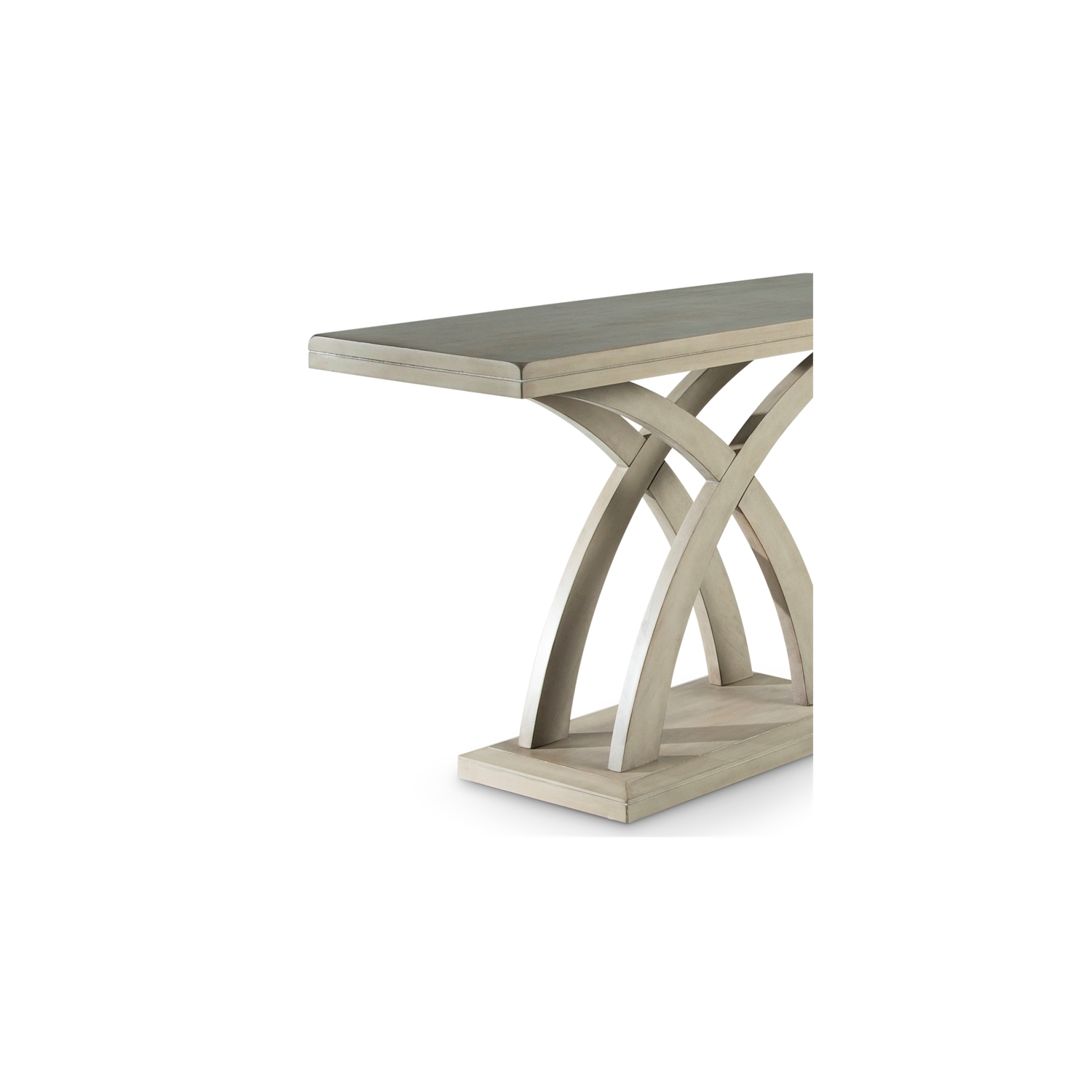 Steve Silver Jocelyn Gray Wood Sofa Table