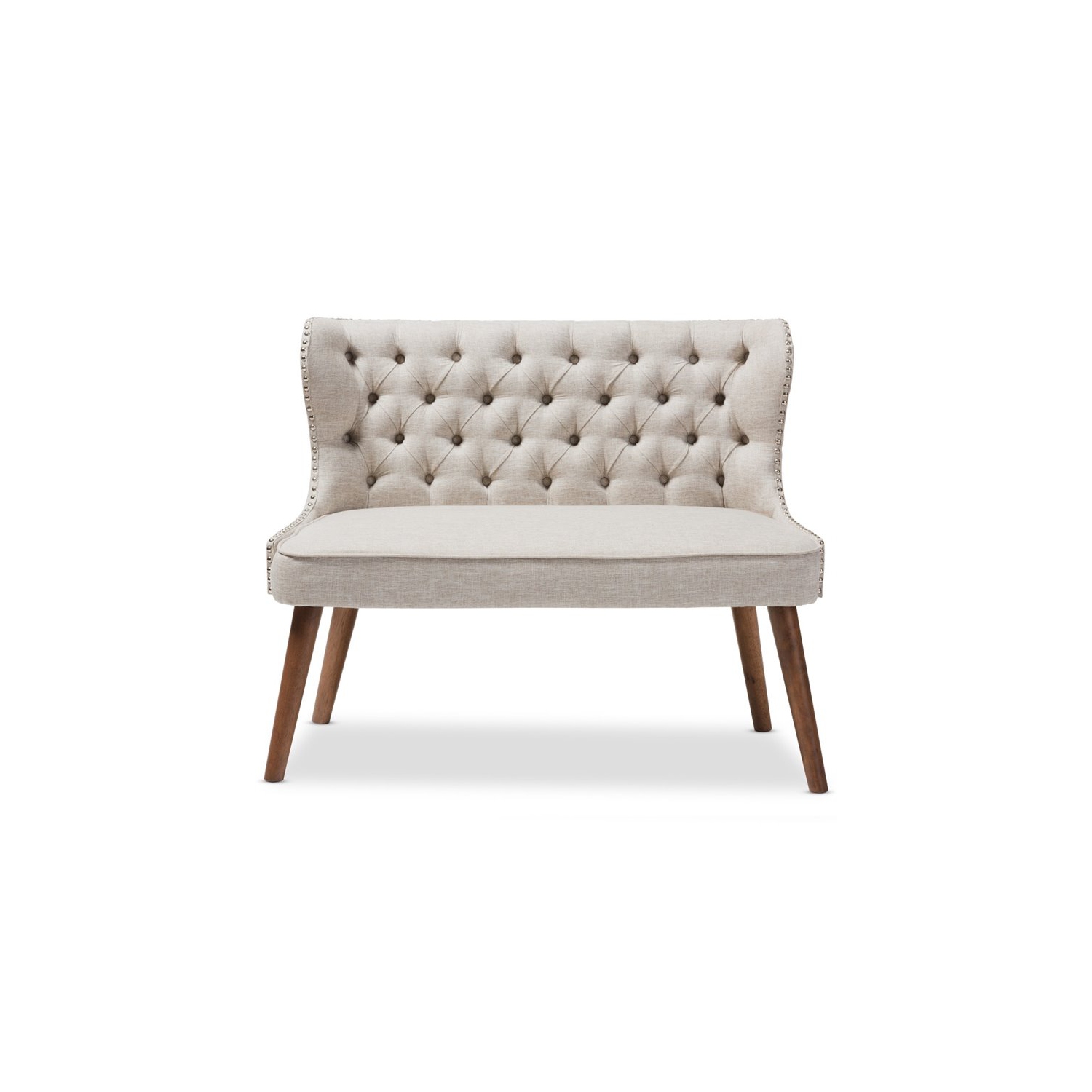 Causeuse Scarlett brune