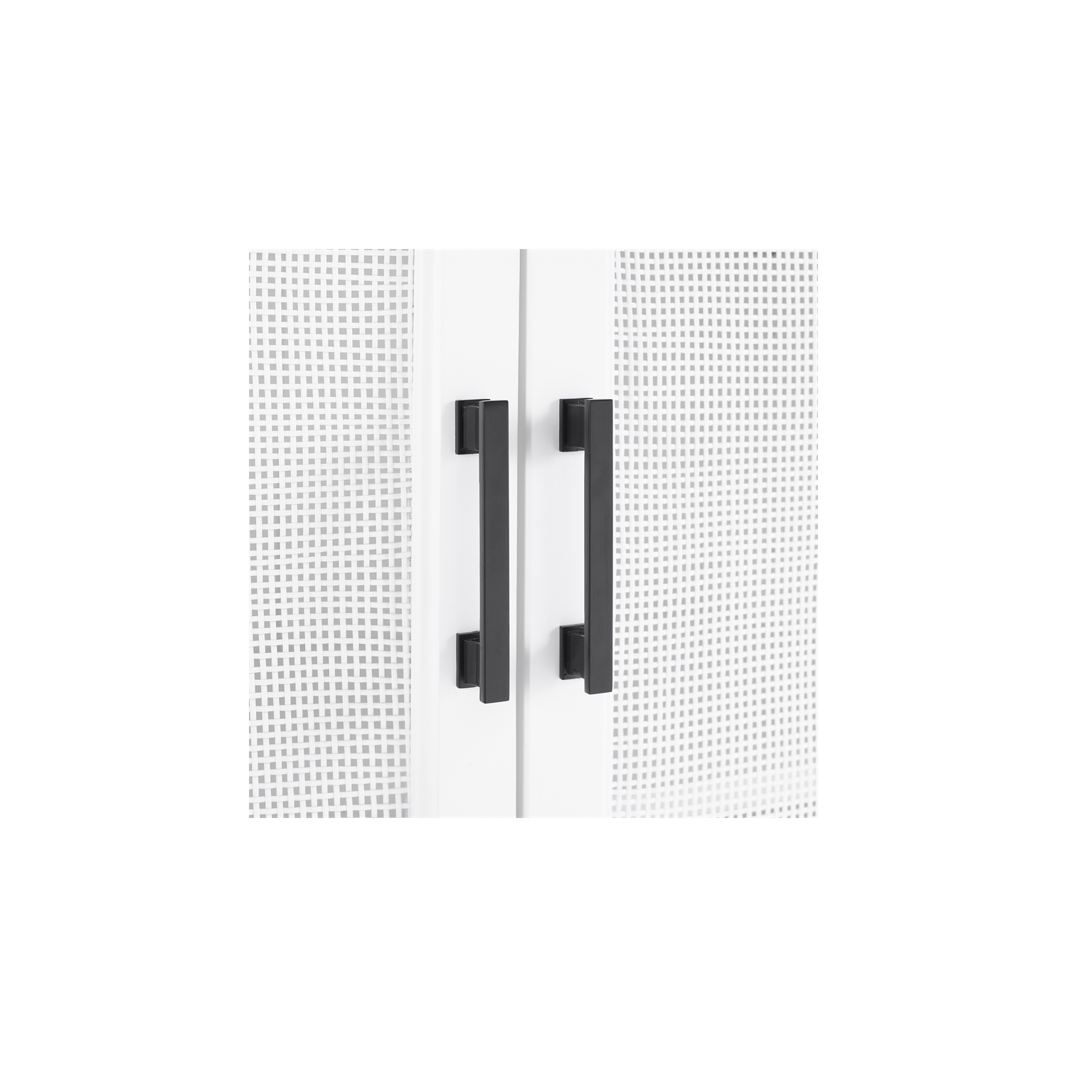 Crosley Furniture Milo 2-Door Modern Wood Storage Pantry in White