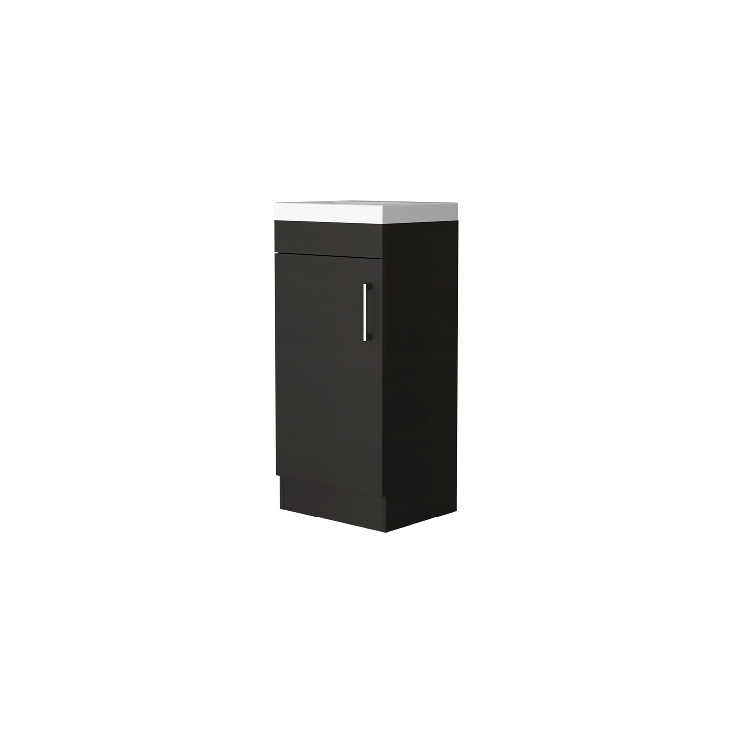 FM FURNITURE Toledo Bathroom Vanity Black Wengue Engineered Wood