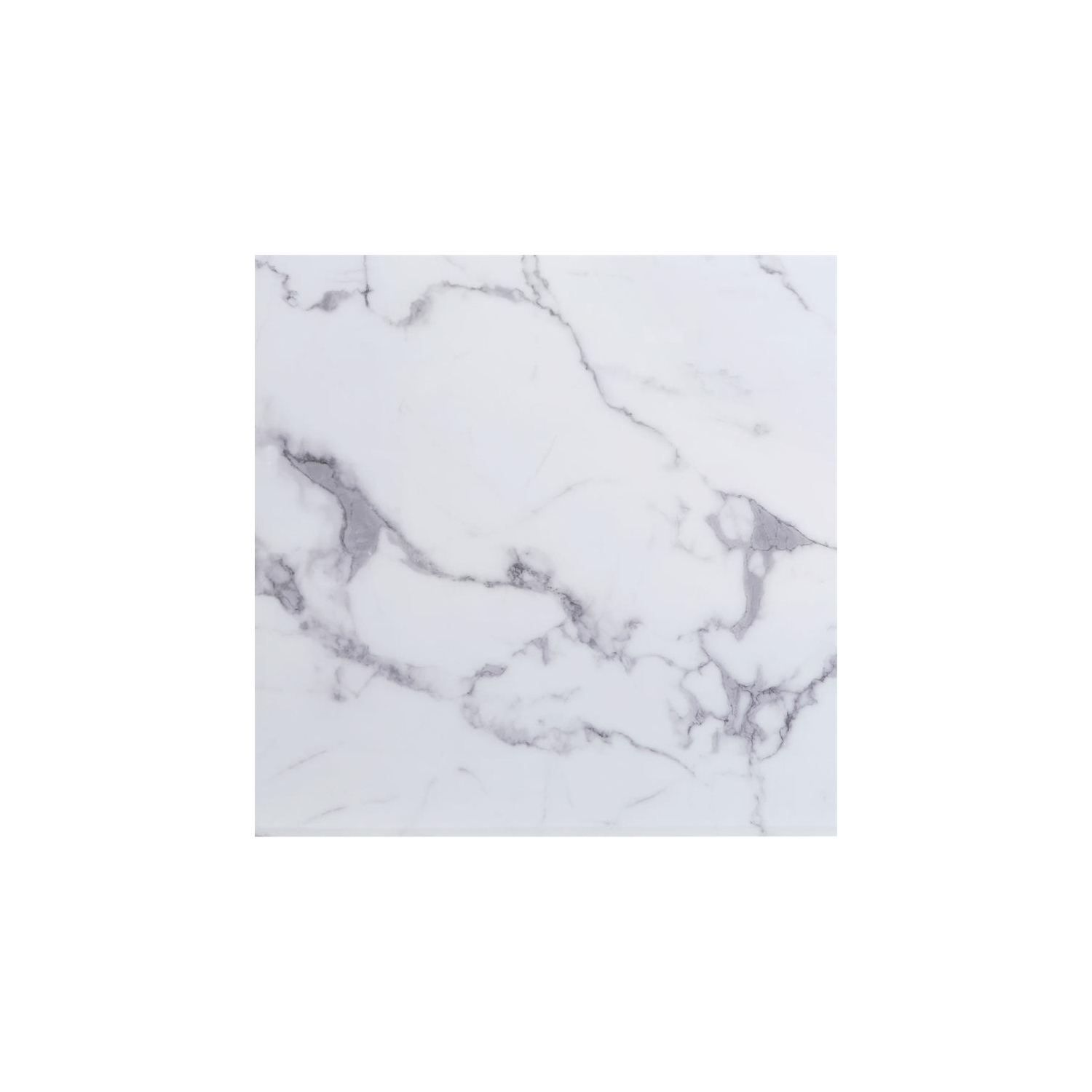 Furniture of America Mersa Glam Metal Pedestal End Table in Chrome