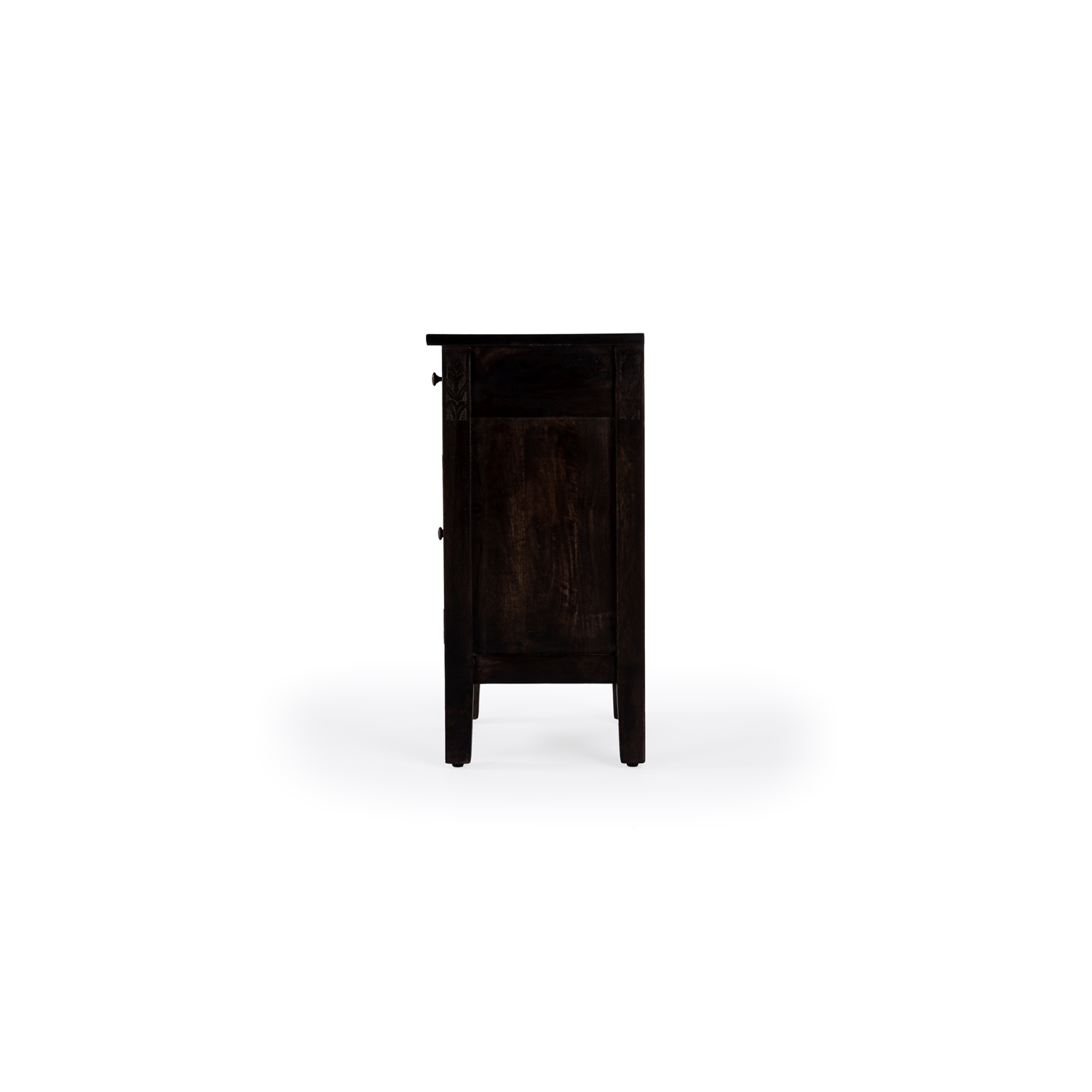 Butler Specialty Company Switra Solid Wood Accent Table - Dark Brown