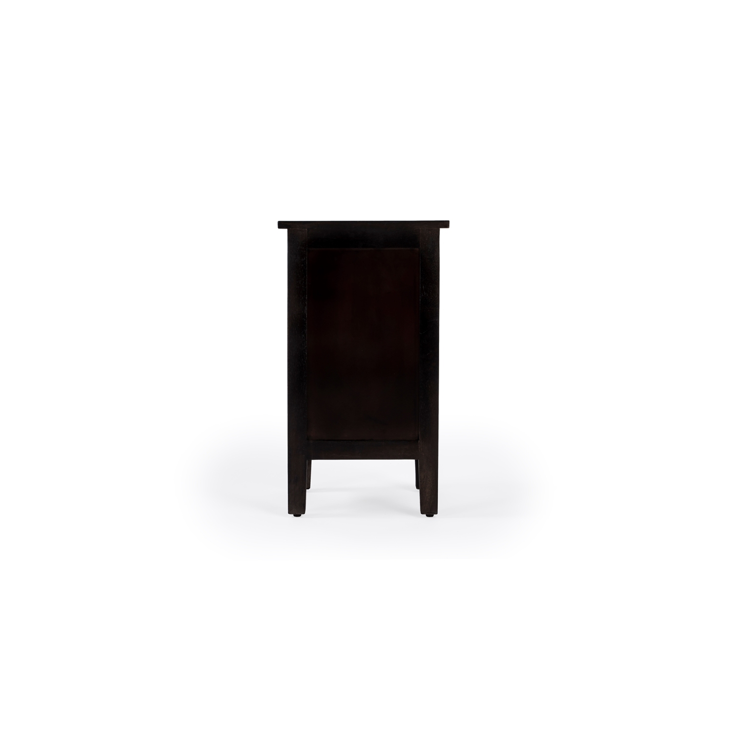 Butler Specialty Company Switra Solid Wood Accent Table - Dark Brown
