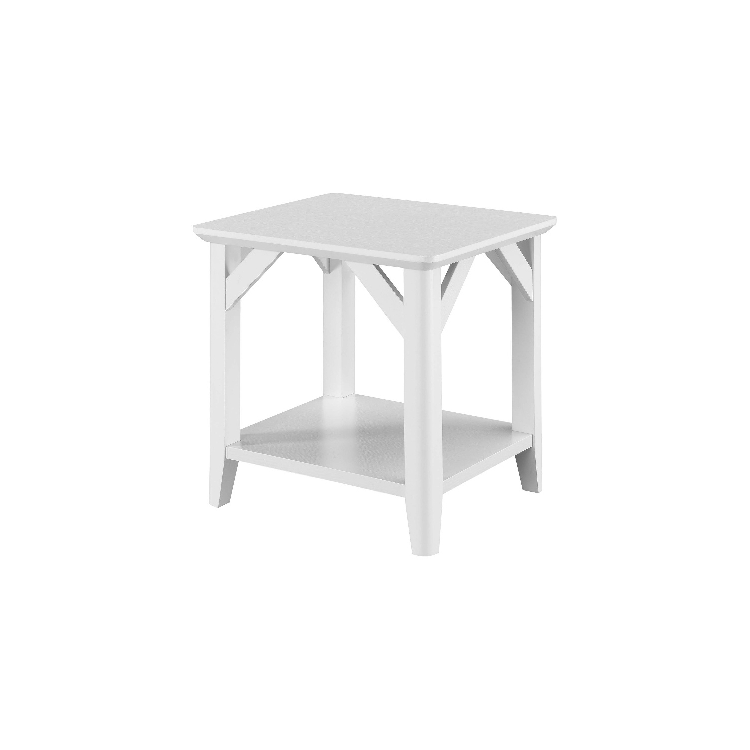 Designs4Comfort – Pouf de rangement Brentwood avec plateaux réversibles en tissu noir