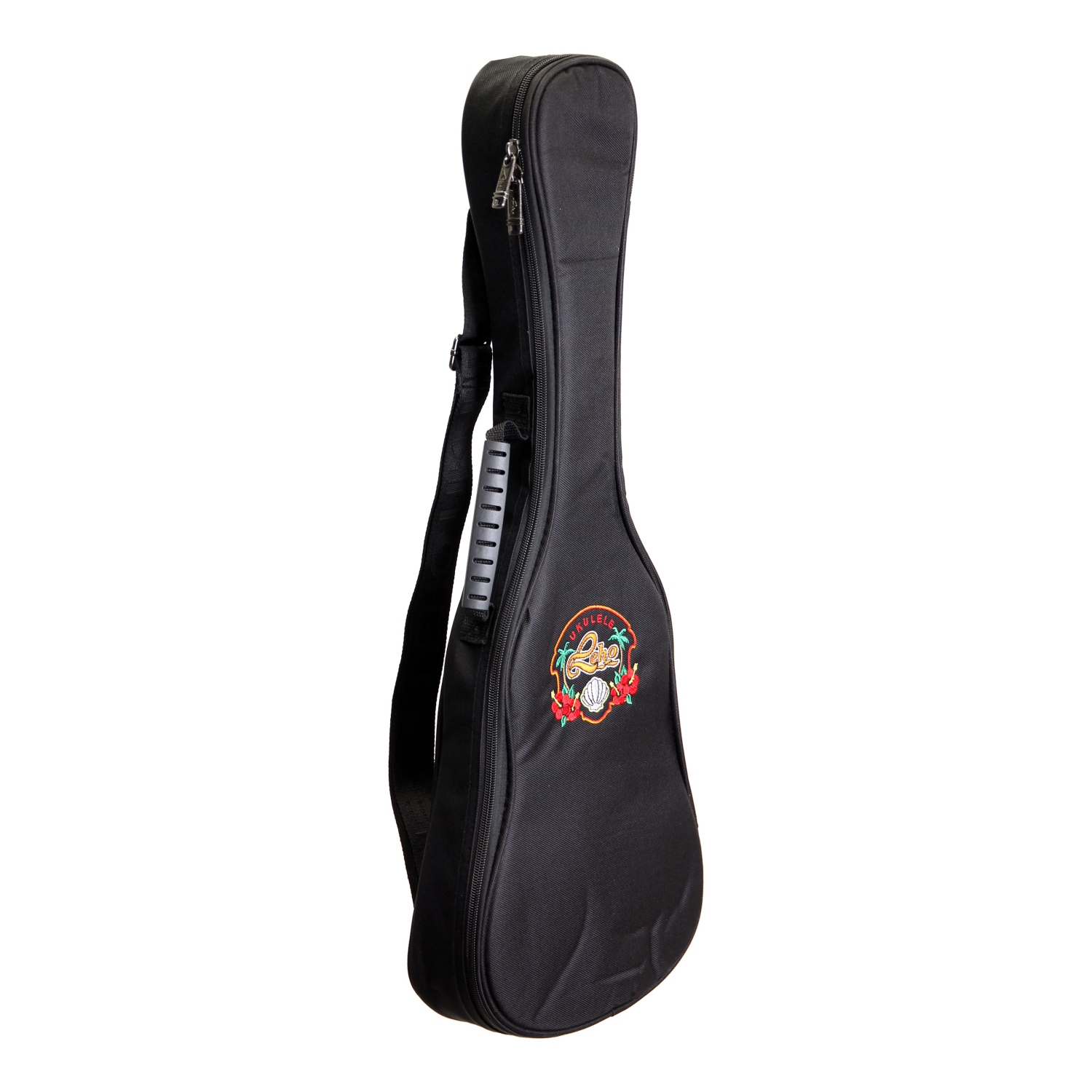 Leho Concert Travel Ukulele, Solid Cedar Top, Flame Maple/Arch Back w/Bag