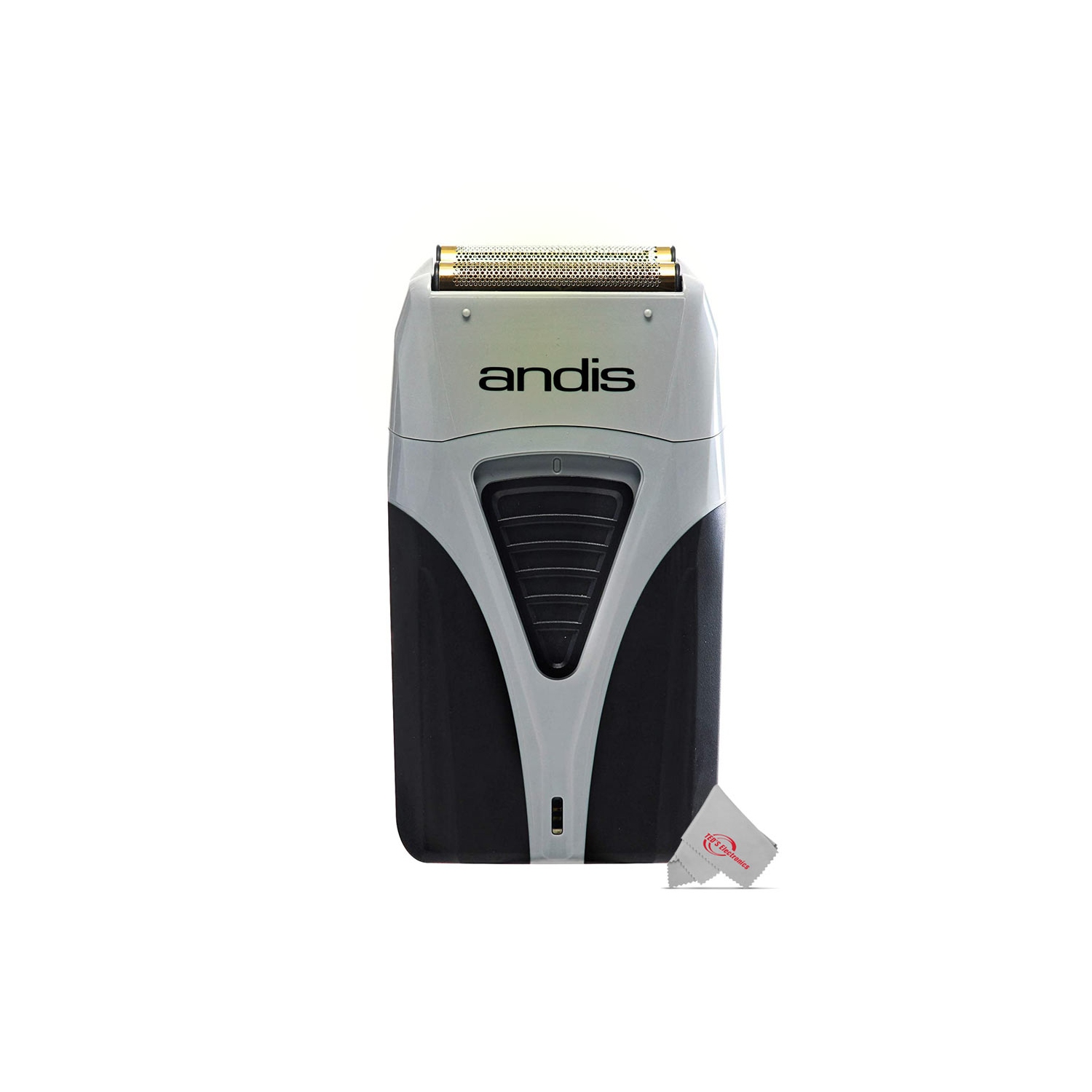 Andis Profoil Lithium Plus Cordless Titanium Foil Shaver 17200 with 9" Comb